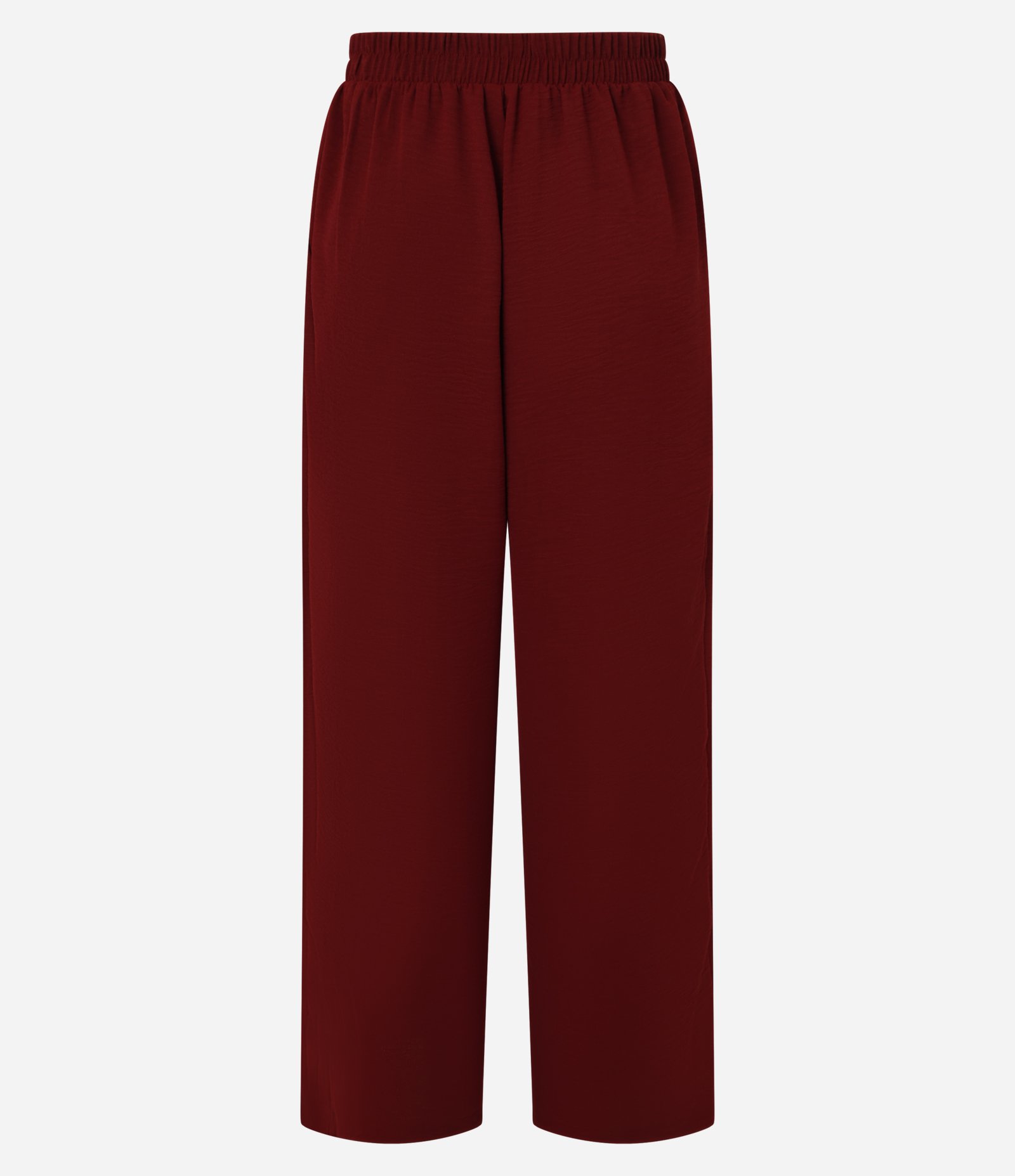 Calça Wide Leg com Amarração e Efeito Airflow Vermelho 6