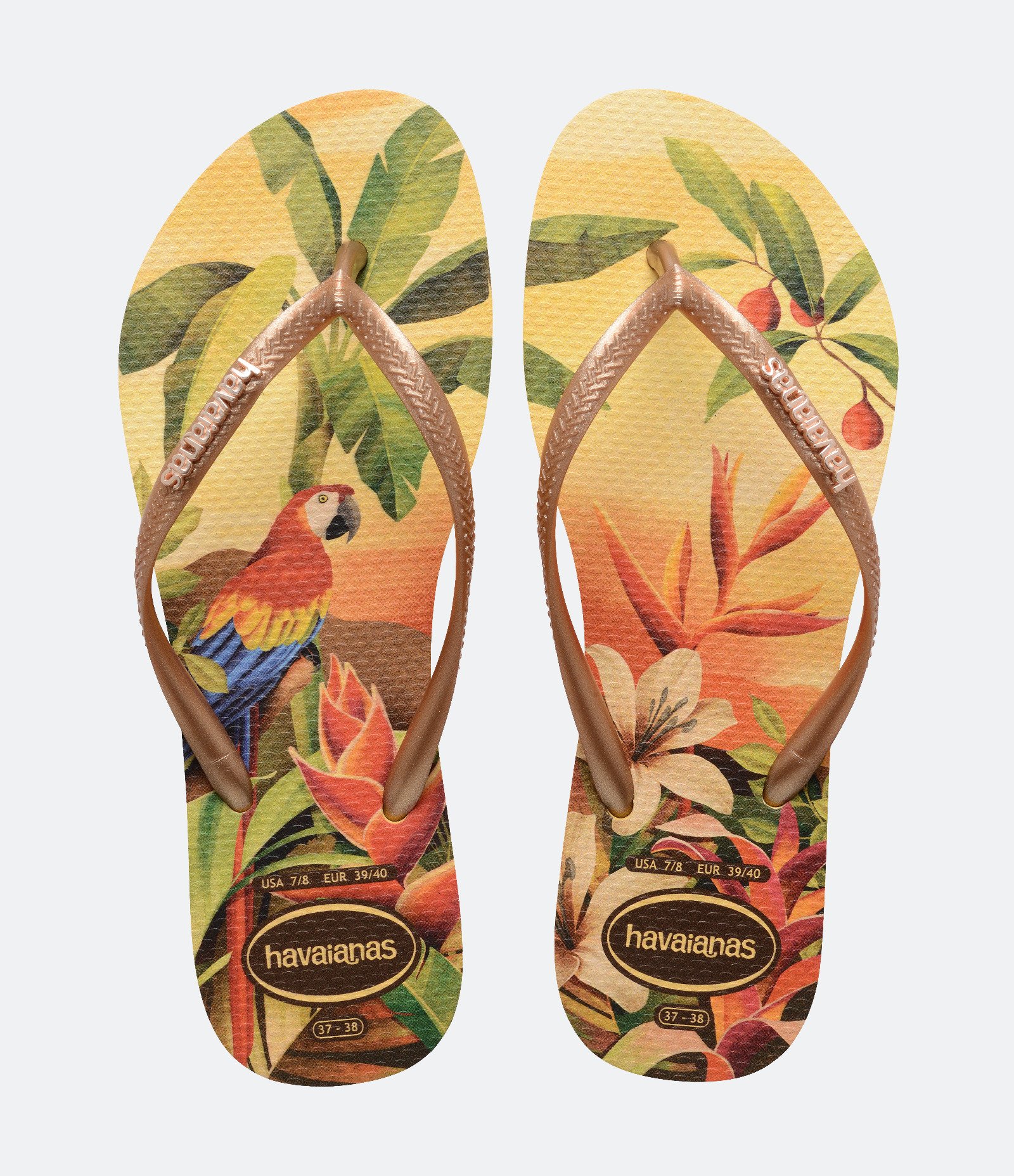 Chinelo Slim Tropical Havaianas Amarelo 1