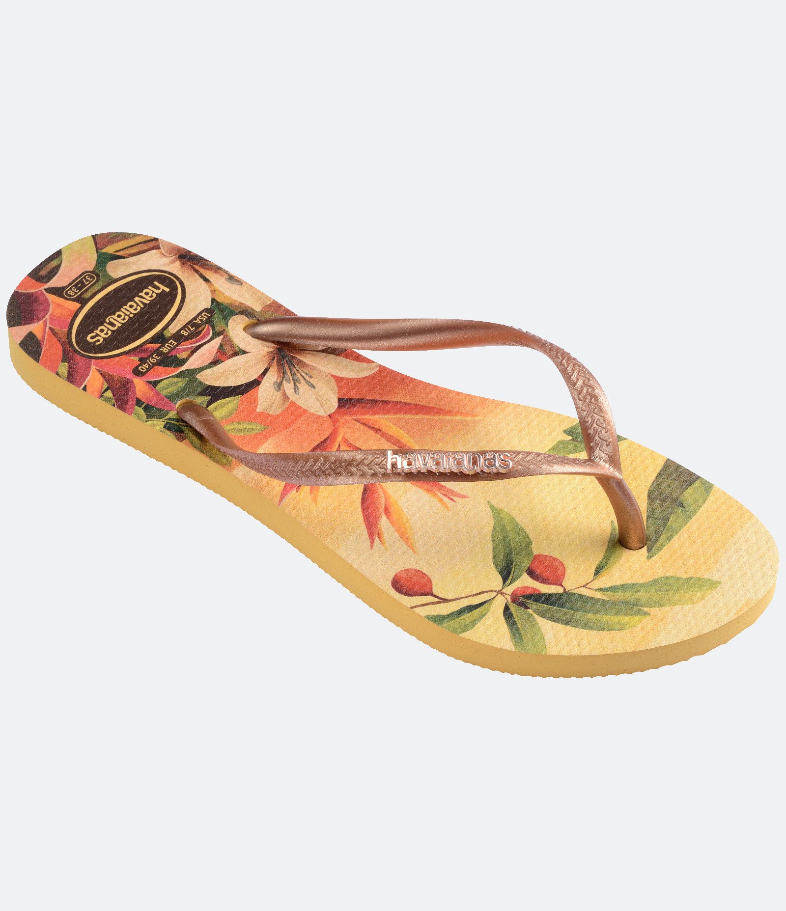 Chinelo Slim Tropical Havaianas Amarelo 2