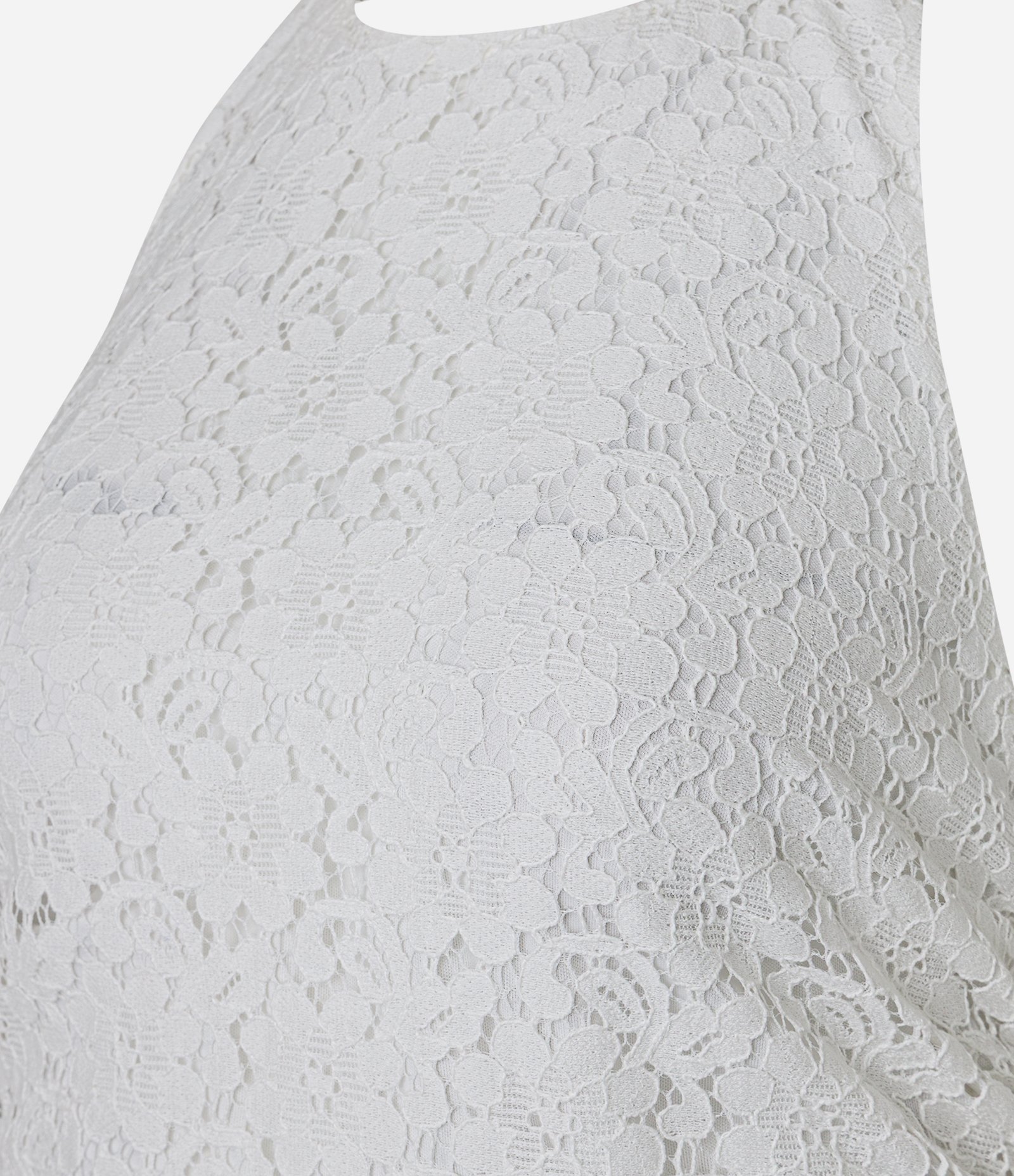 Blusa em Algodão de Renda com Frente Única Branco 6