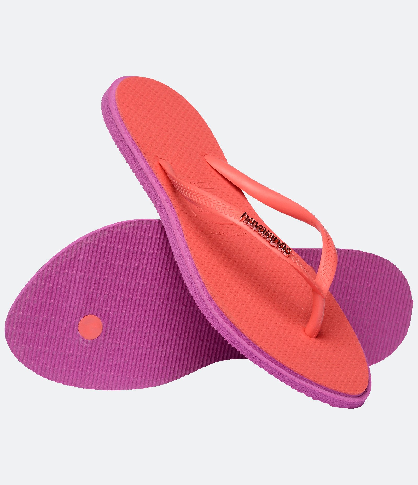 Chinelo Point com Sola Bicolor Havaianas Vermelho 4