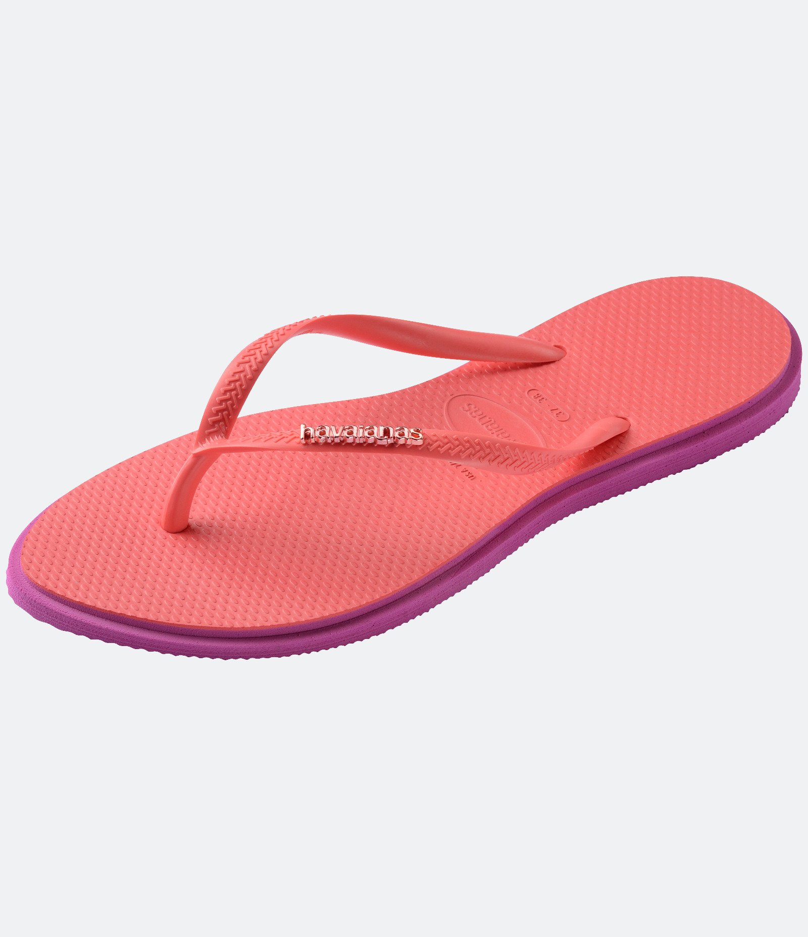 Chinelo Point com Sola Bicolor Havaianas Vermelho 6