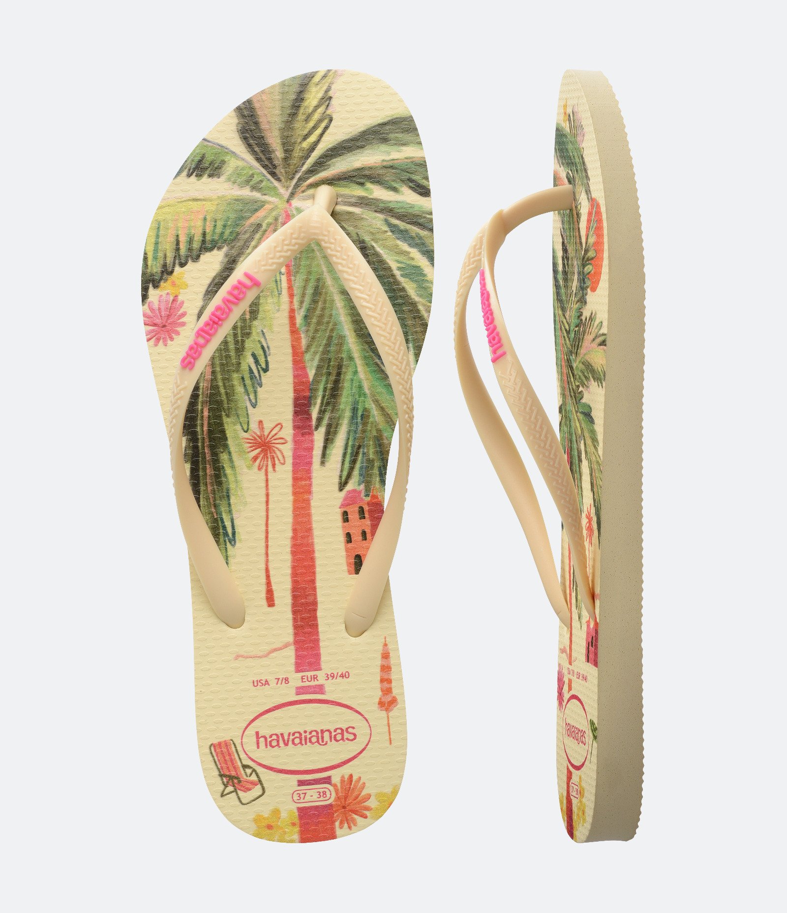 Chinelo Slim Havaianas Summer Blis Amarelo 1