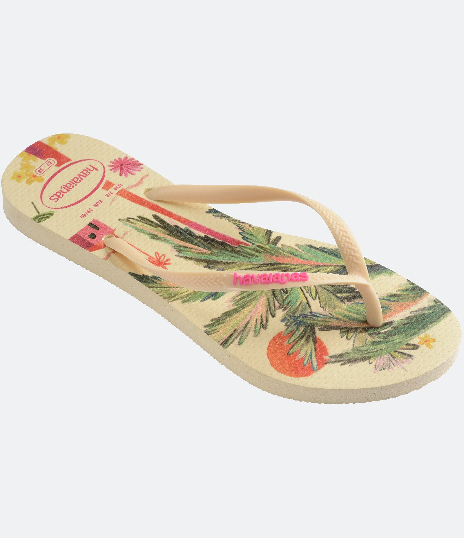 Chinelo Slim Havaianas Summer Blis Amarelo 4