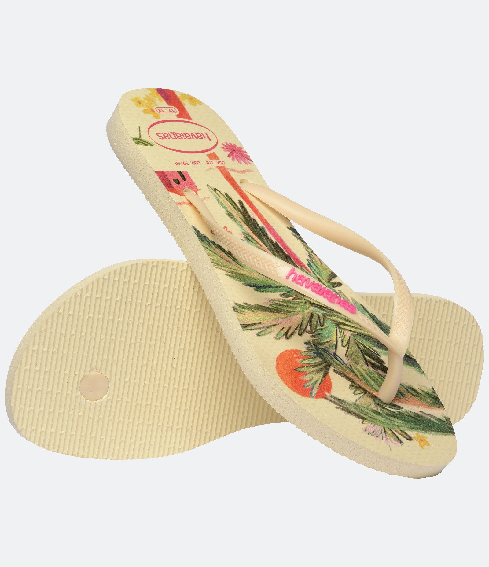Chinelo Slim Havaianas Summer Blis Amarelo 6
