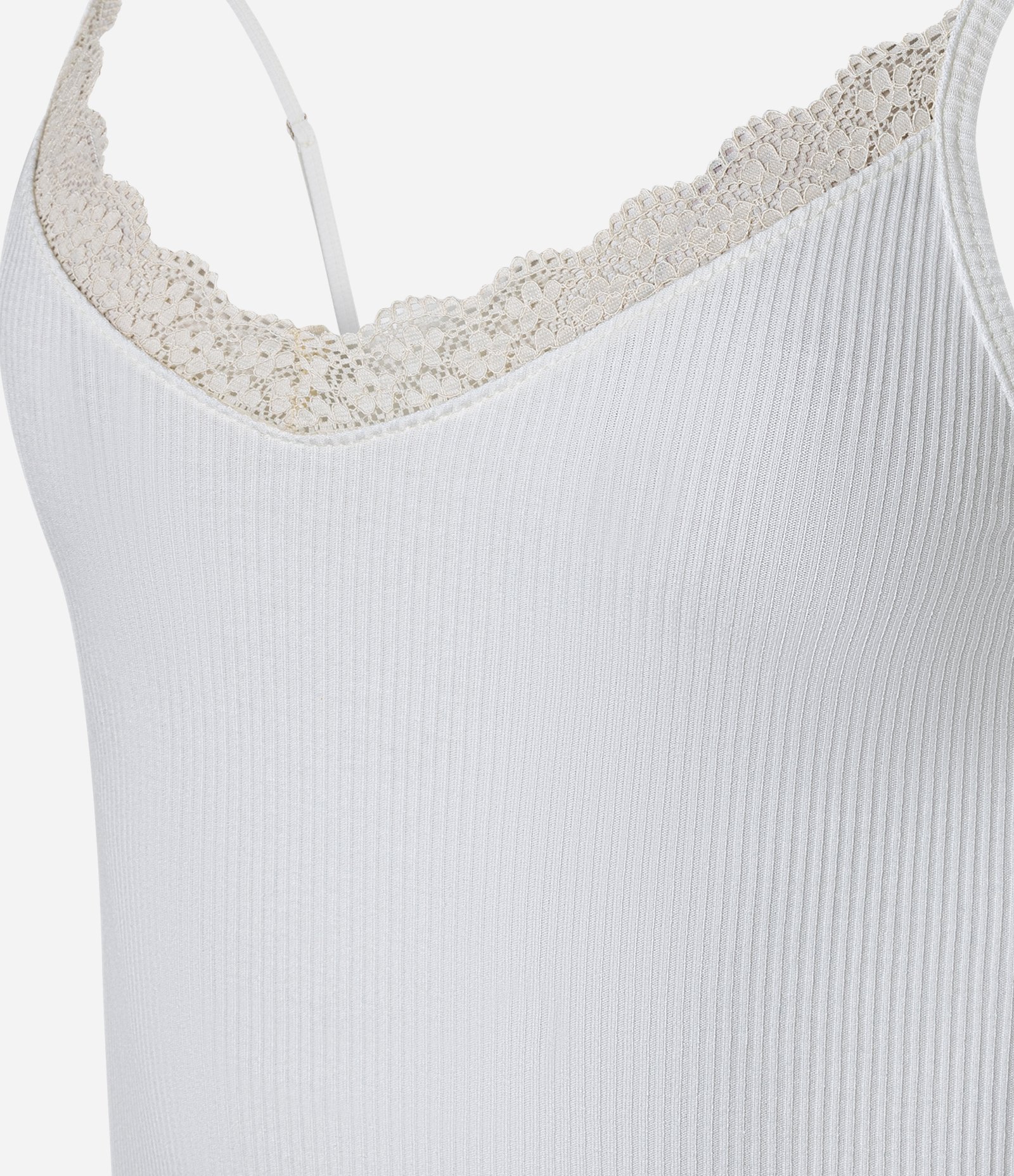 Pijama Short Doll em Ribana com Alcinha e Short Estampado de Olhinhos Branco 6