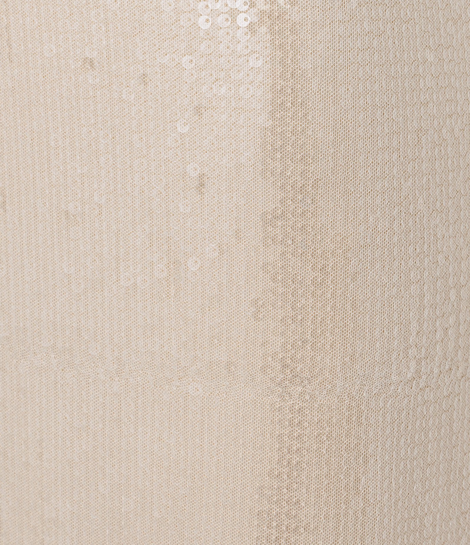 Saia Longa com Paetê Transparente e Ponto Vazado Dourado 9