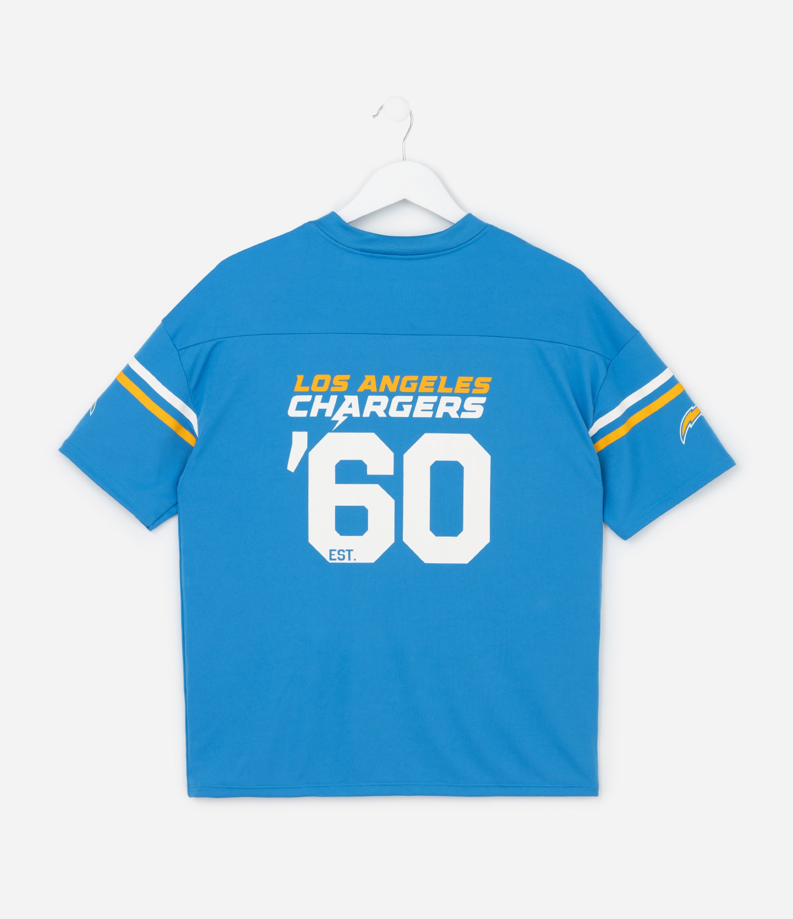 Camiseta Esportiva Infantil Estampa Los Angeles Chargers NFL - Tam 5 a 14 Anos Azul 3
