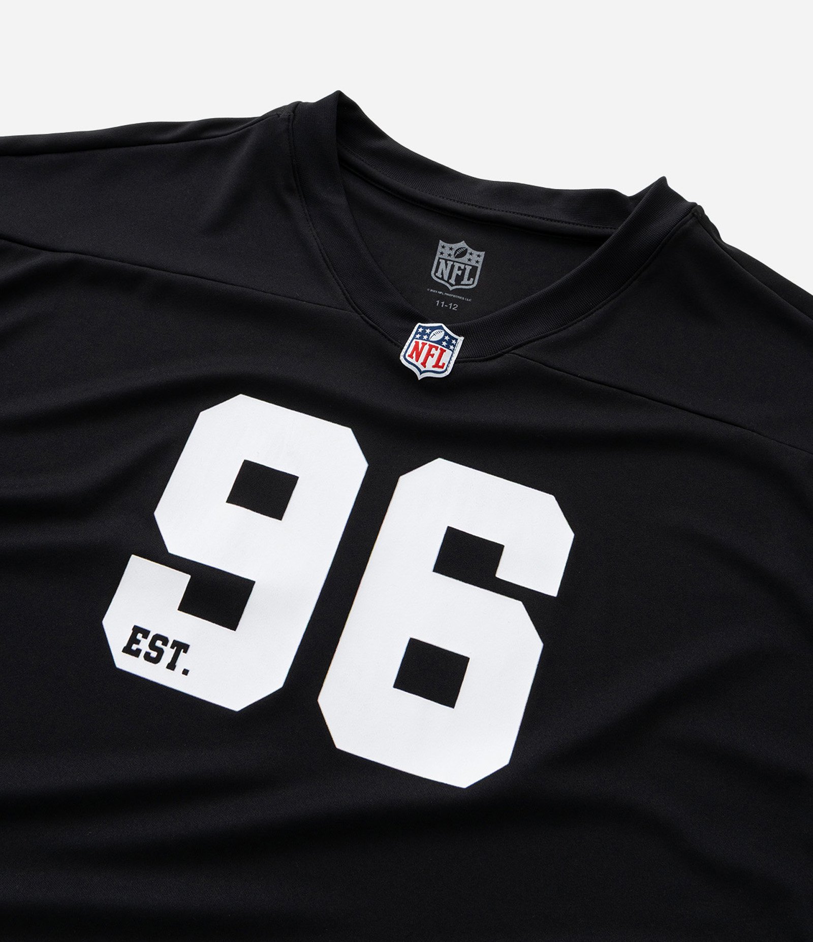 Camiseta Infantil Oversized com Tecnologia Dry Ravens NFL - Tam 5 a 14 Anos Preto 5