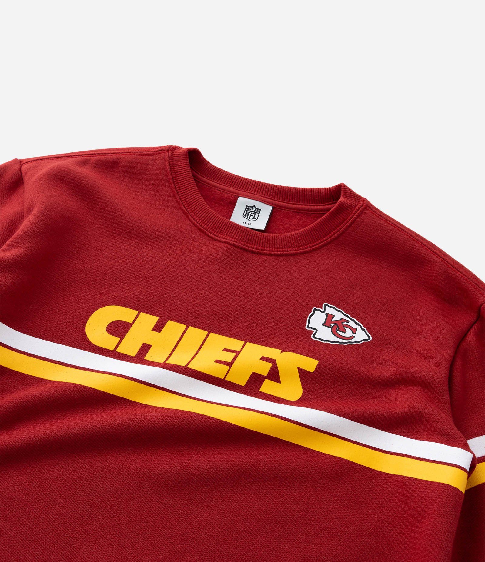 Casaco Infantil em Moletom com Estampa Chiefs NFL - Tam 5 a 14 Anos Vermelho 5