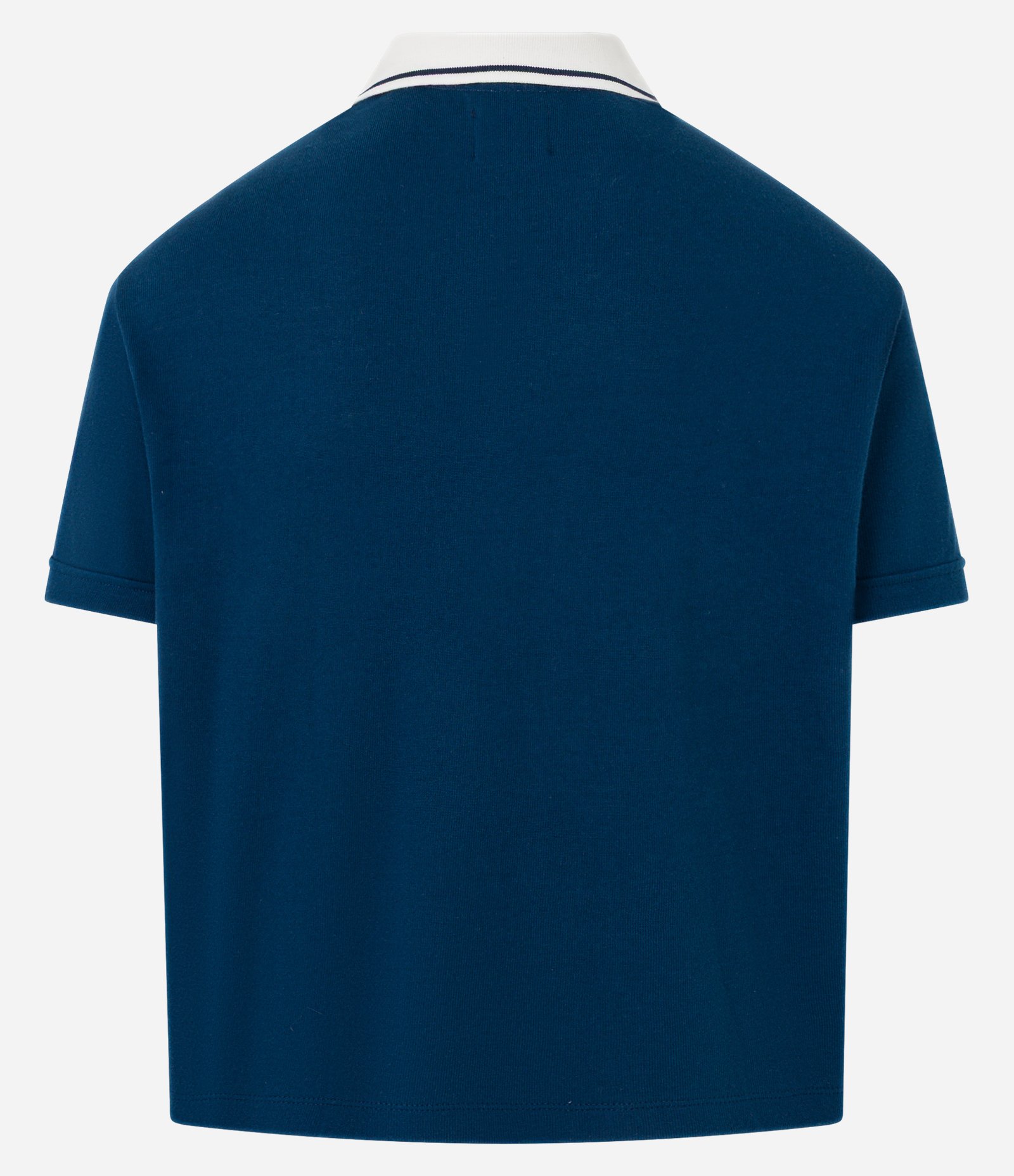 Camisa Polo Sportcore em Algodão com Estampa Lettering Azul 7