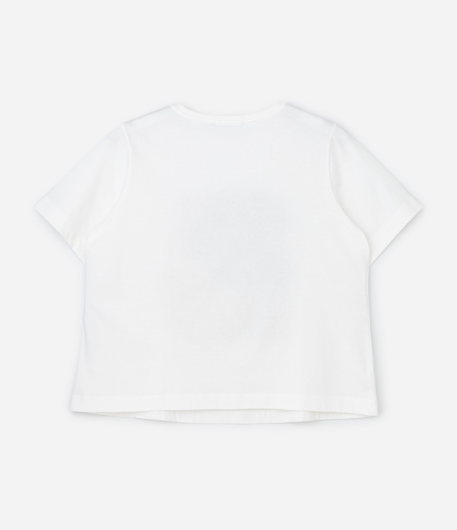 Blusa em Algodão com Estampa de Folhagem e Paetê Curve & Plus Size Branco 5