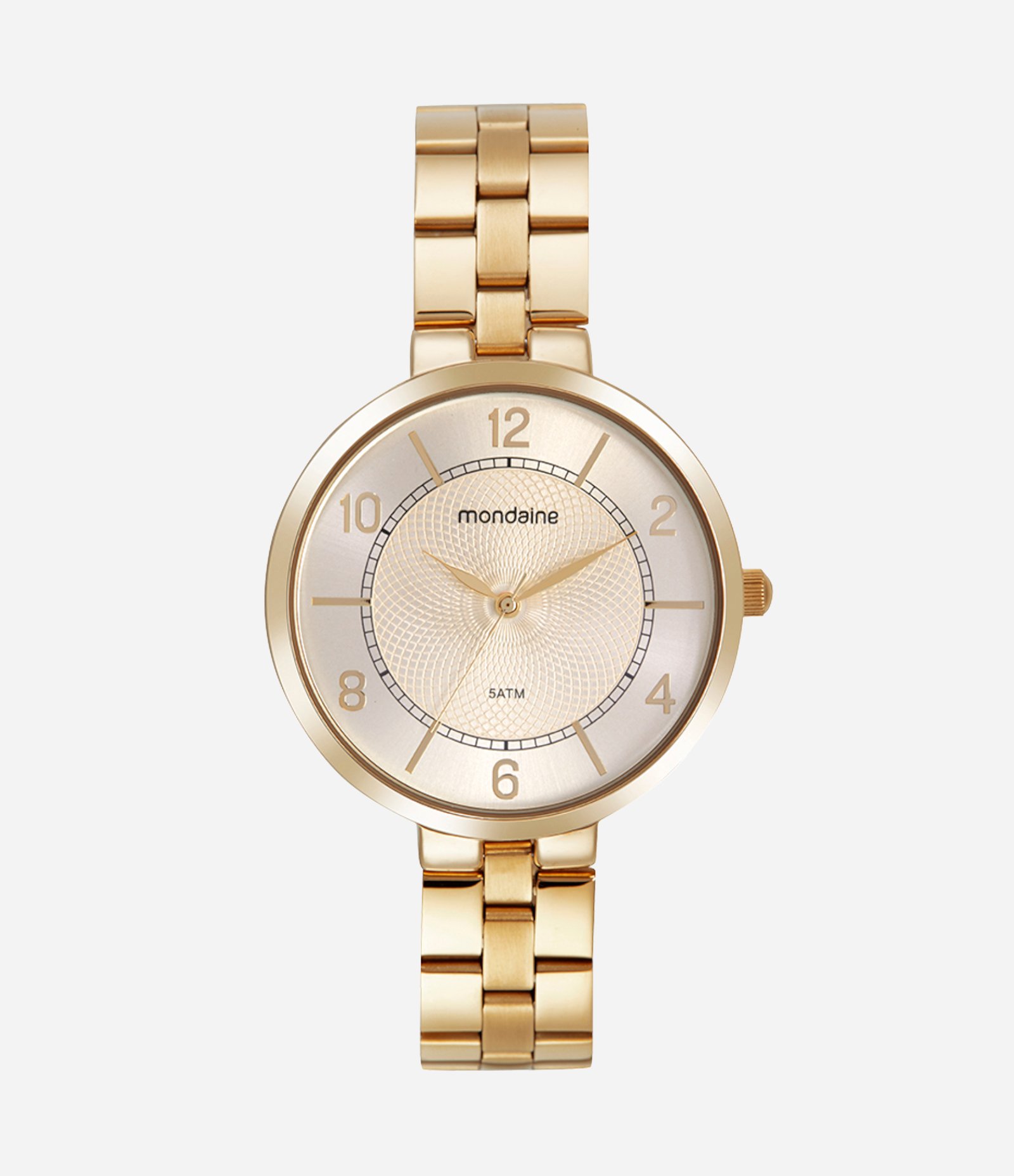 Relógio Analógico Feminino Mondaine Dourado 1