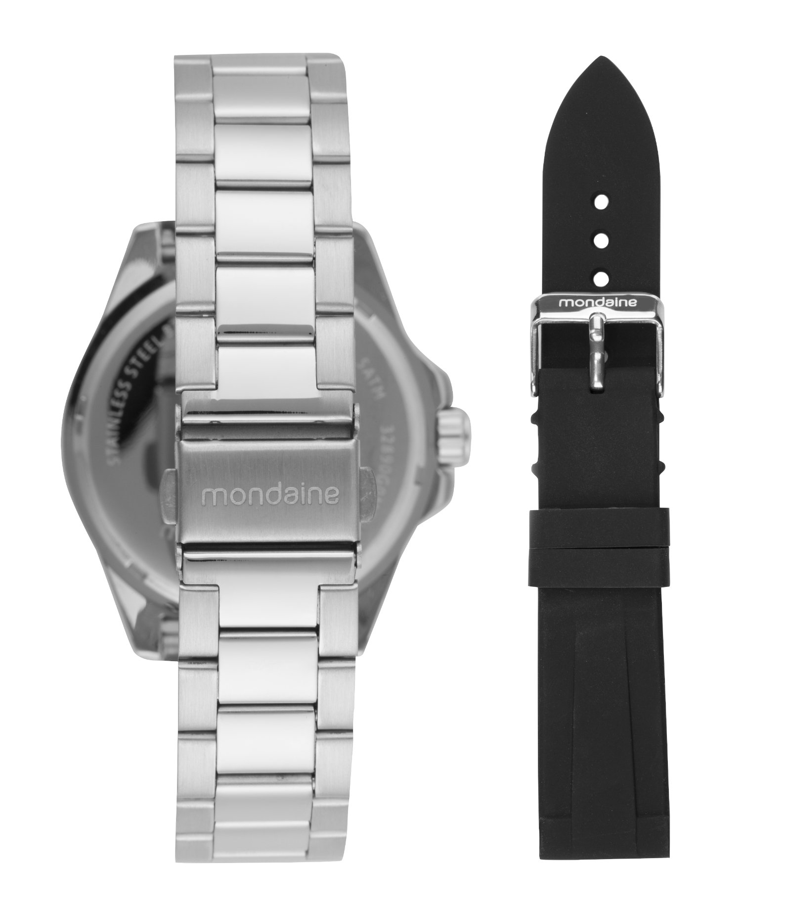 Relógio Analógico Masculino Mondaine Prata 4
