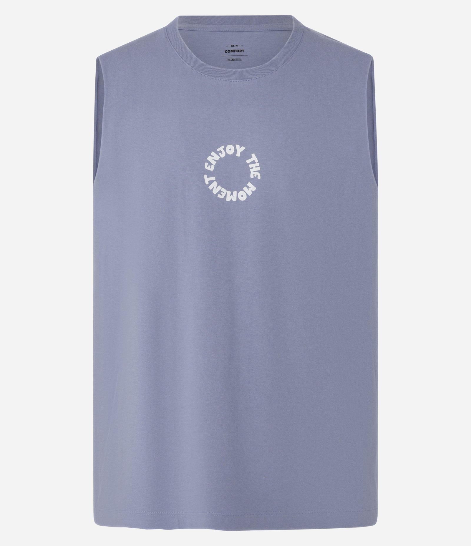 Regata Comfort em Algodão com Estampa Lettering Lilás 5