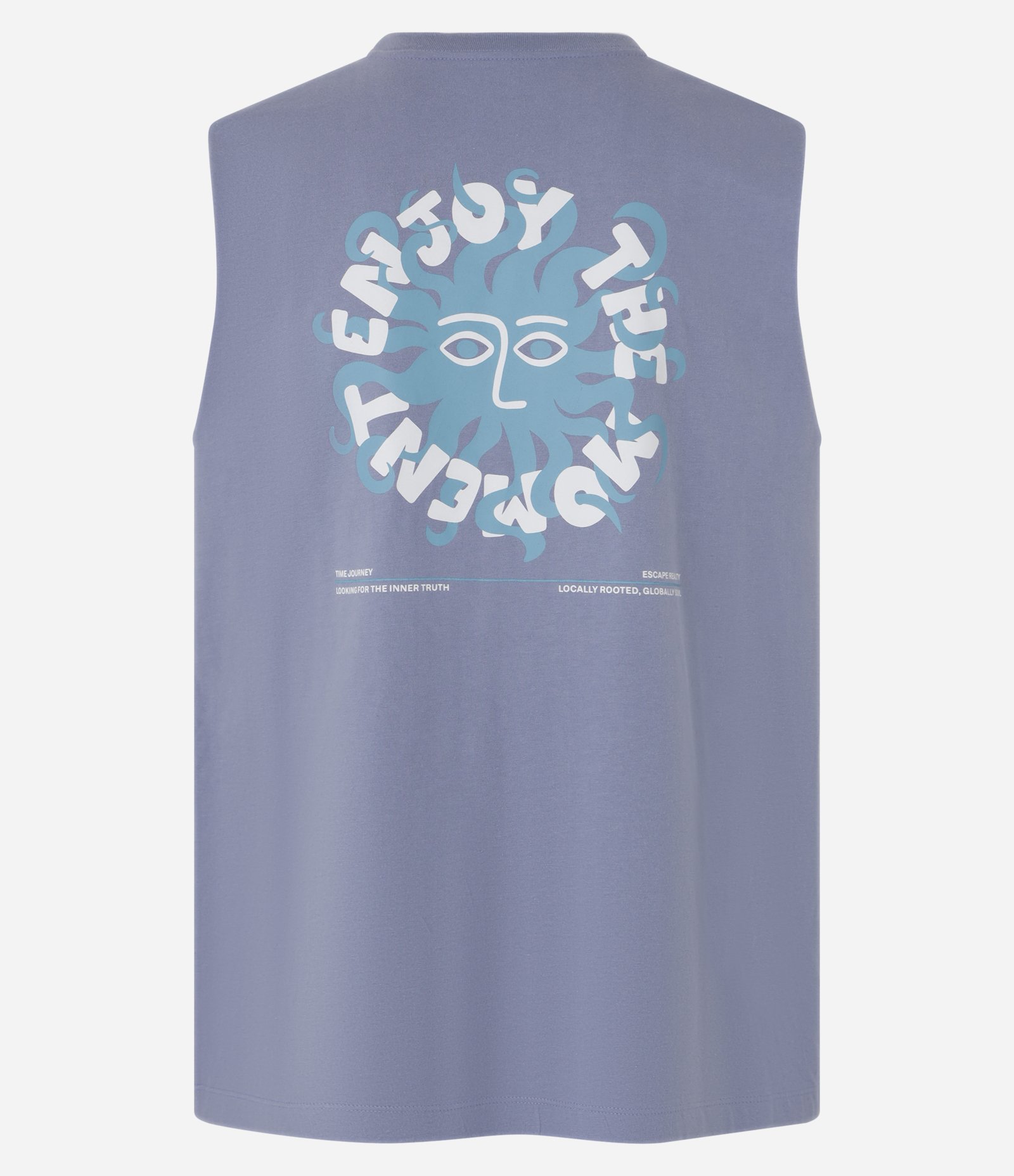 Regata Comfort em Algodão com Estampa Lettering Lilás 6