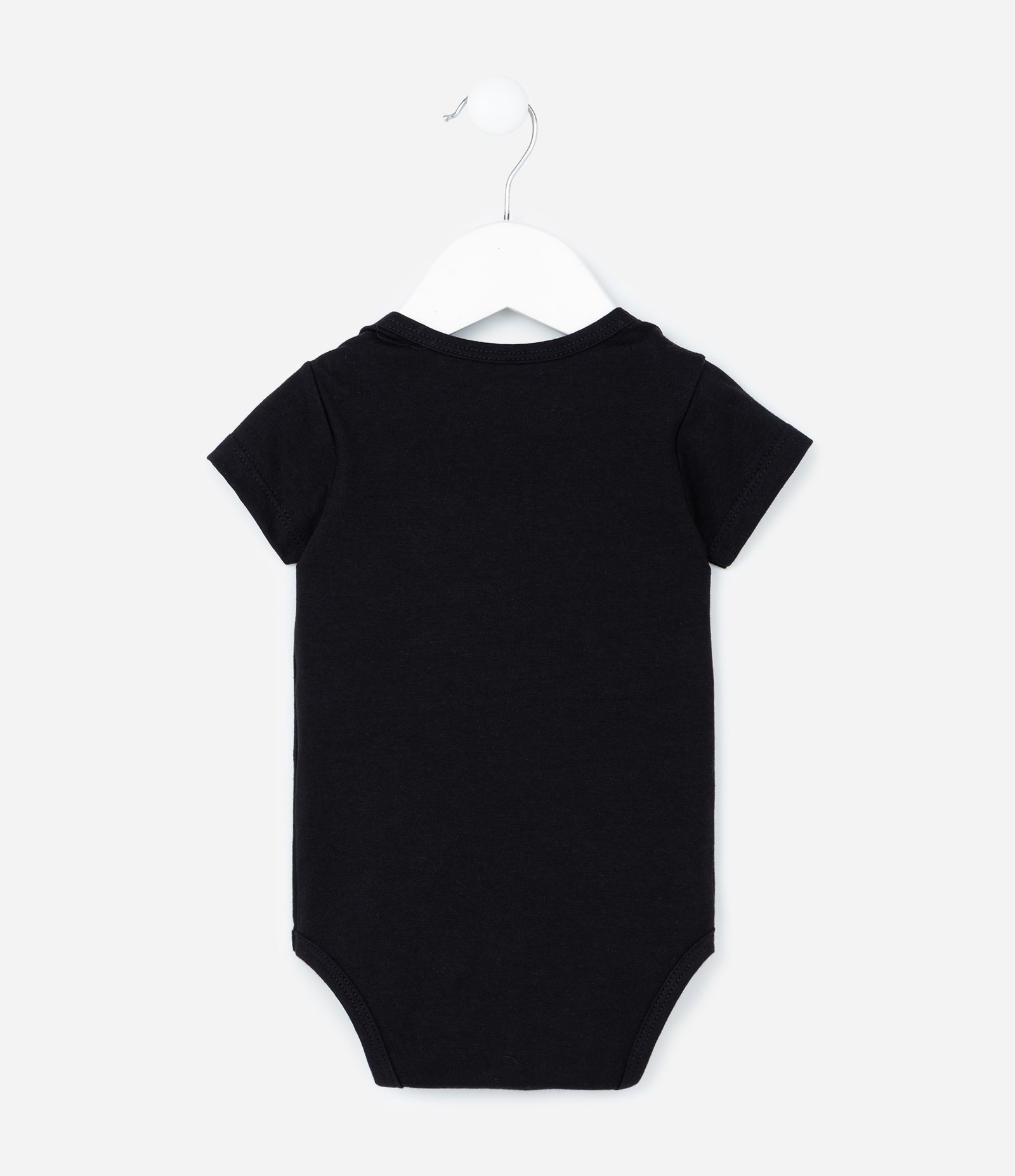 Body Infantil com Estampa Esqueletinho - Tam 0 a 18 meses Preto 3