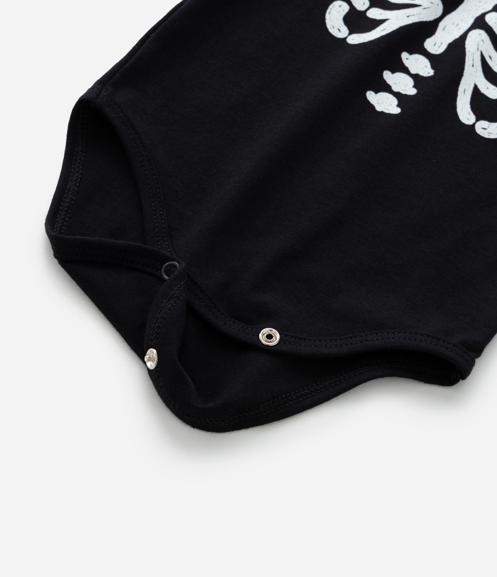 Body Infantil com Estampa Esqueletinho - Tam 0 a 18 meses Preto 6