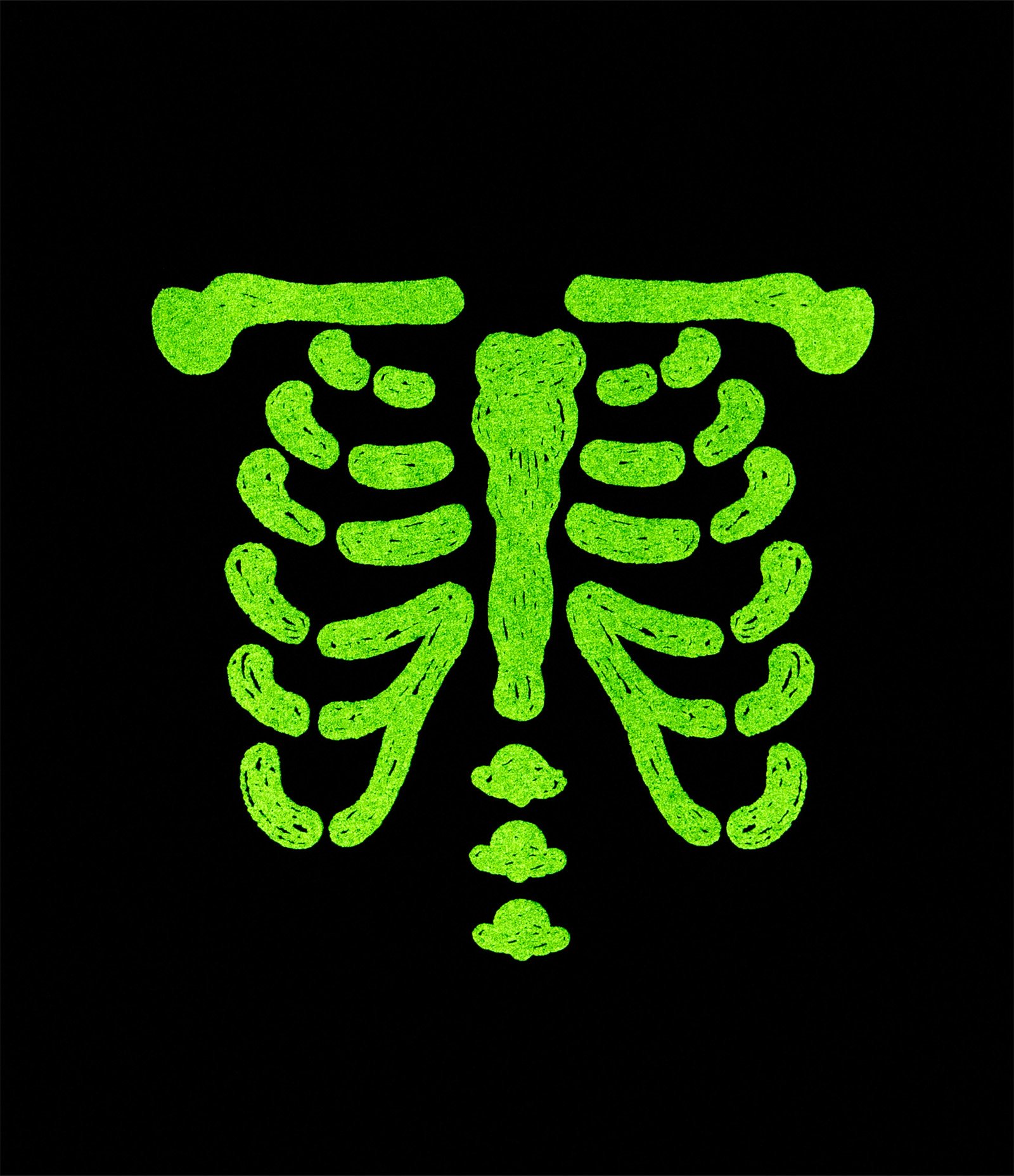 Body Infantil com Estampa Esqueletinho - Tam 0 a 18 meses Preto 8