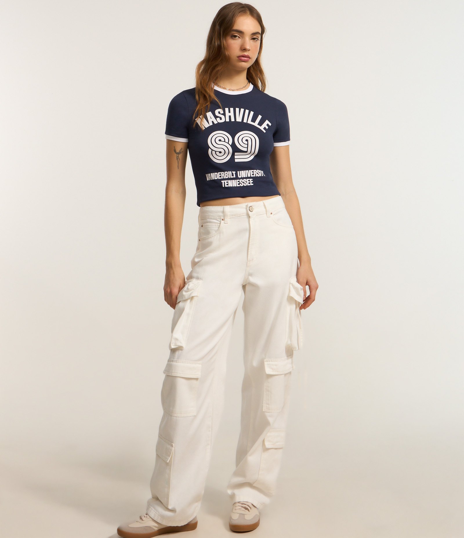 Blusa New T-shirt em Cotton com Estampa Nashville 89 Azul 3