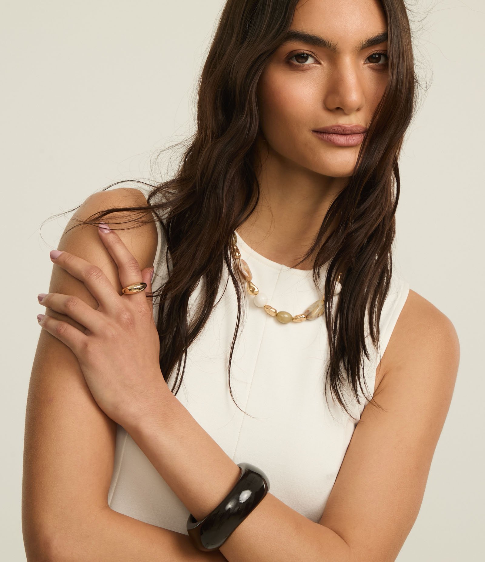 Blusa Peplum em Ponto Roma Branco 3