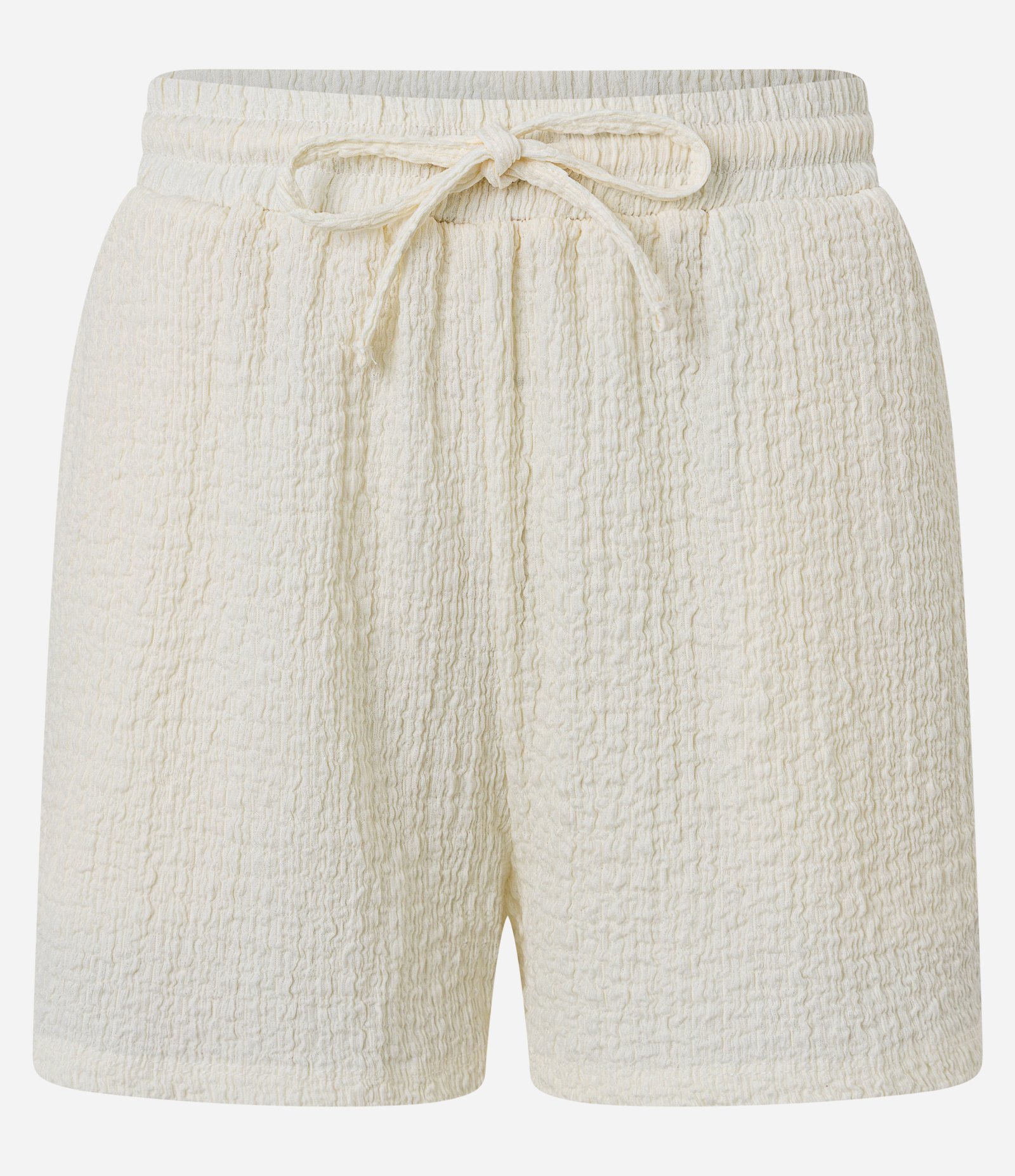 Bermuda Reta em Chambray Texturizada Off White 5