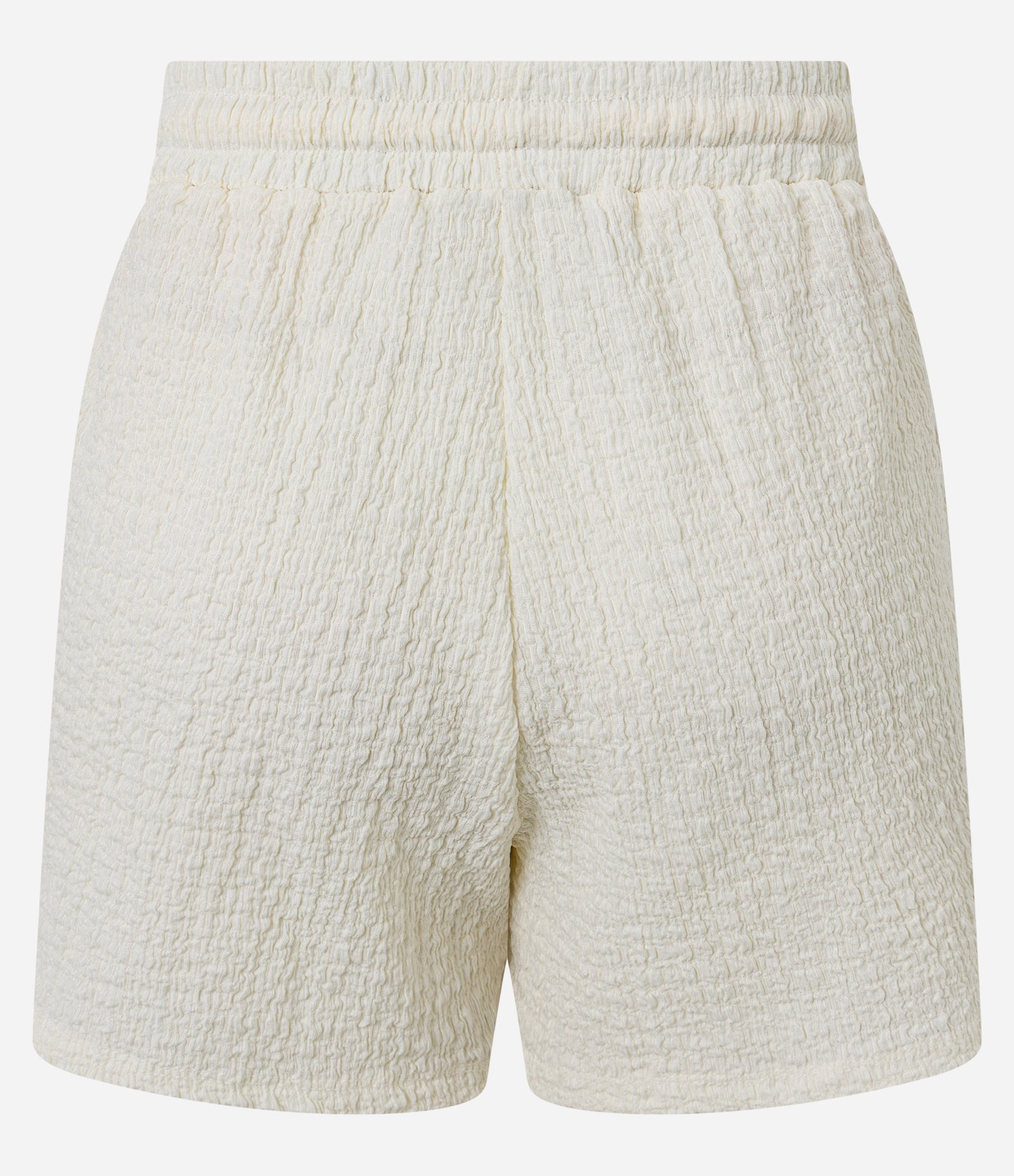 Bermuda Reta em Chambray Texturizada Off White 7