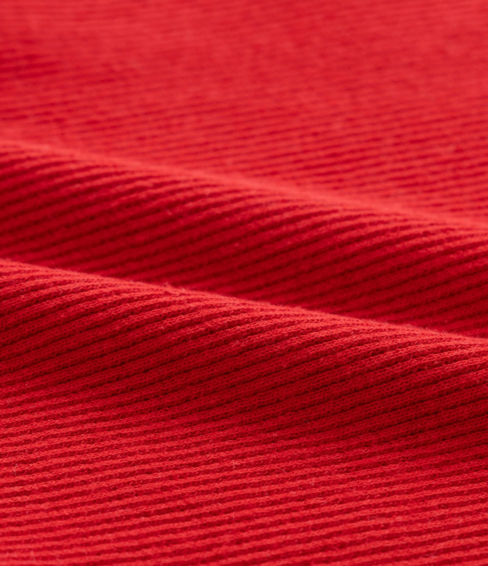 Body Infantil em Algodão com Recorte Canelado e Bolsinho - Tam 0 a 18 meses Vermelho 2