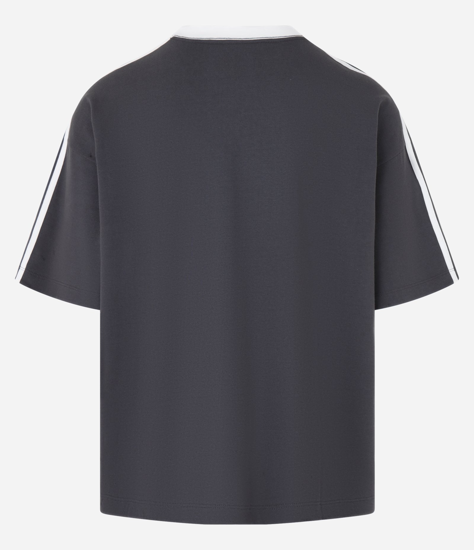 Camiseta Esportiva Oversized em Algodão com Estampa Localizada e Lettering Cinza 8