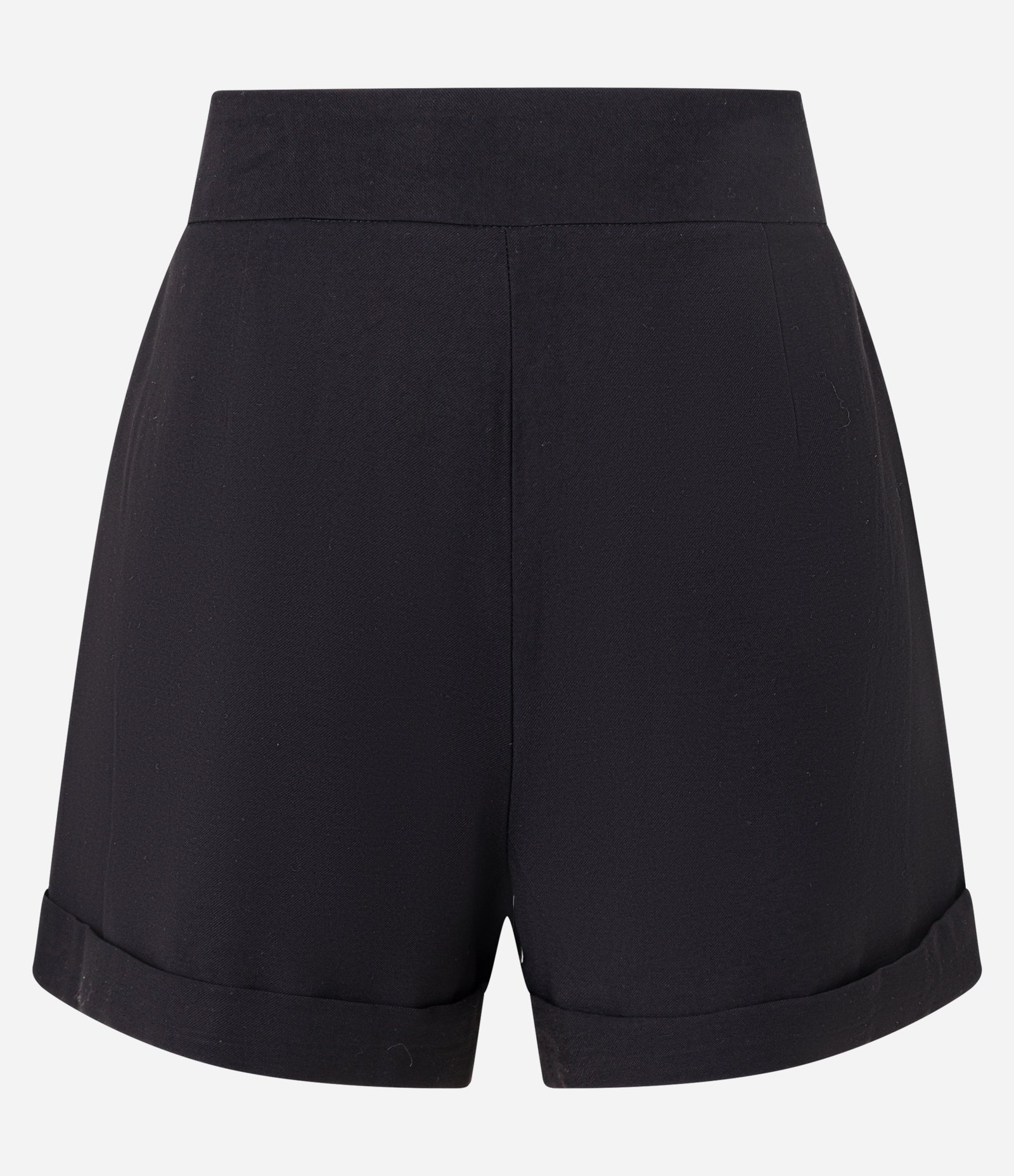 Short Alfaiatado Cintura Alta em Viscose Twill com Cinto Preto 6