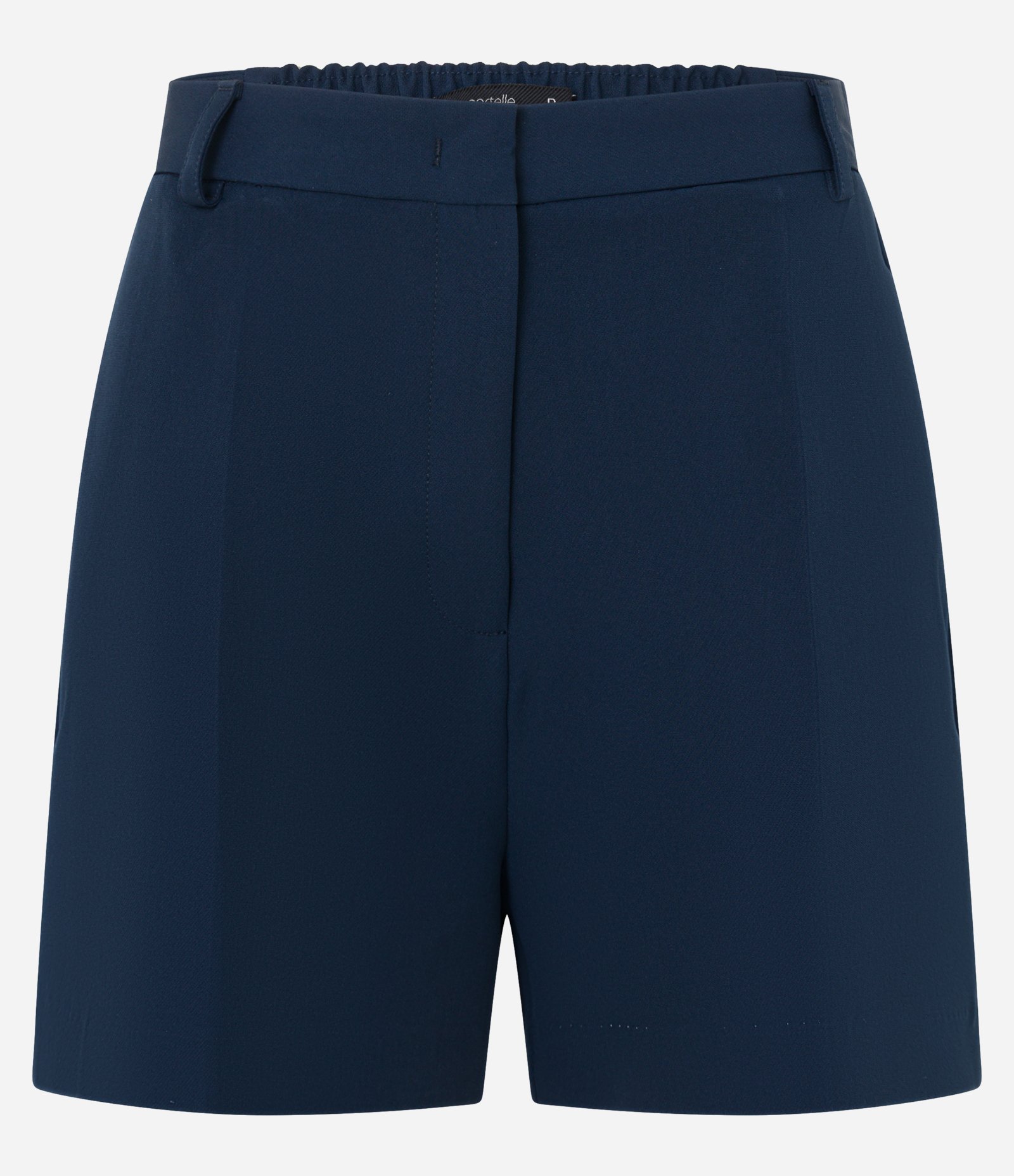 Short Alfaiatado Maquinetado com Frisos Azul Escuro 1