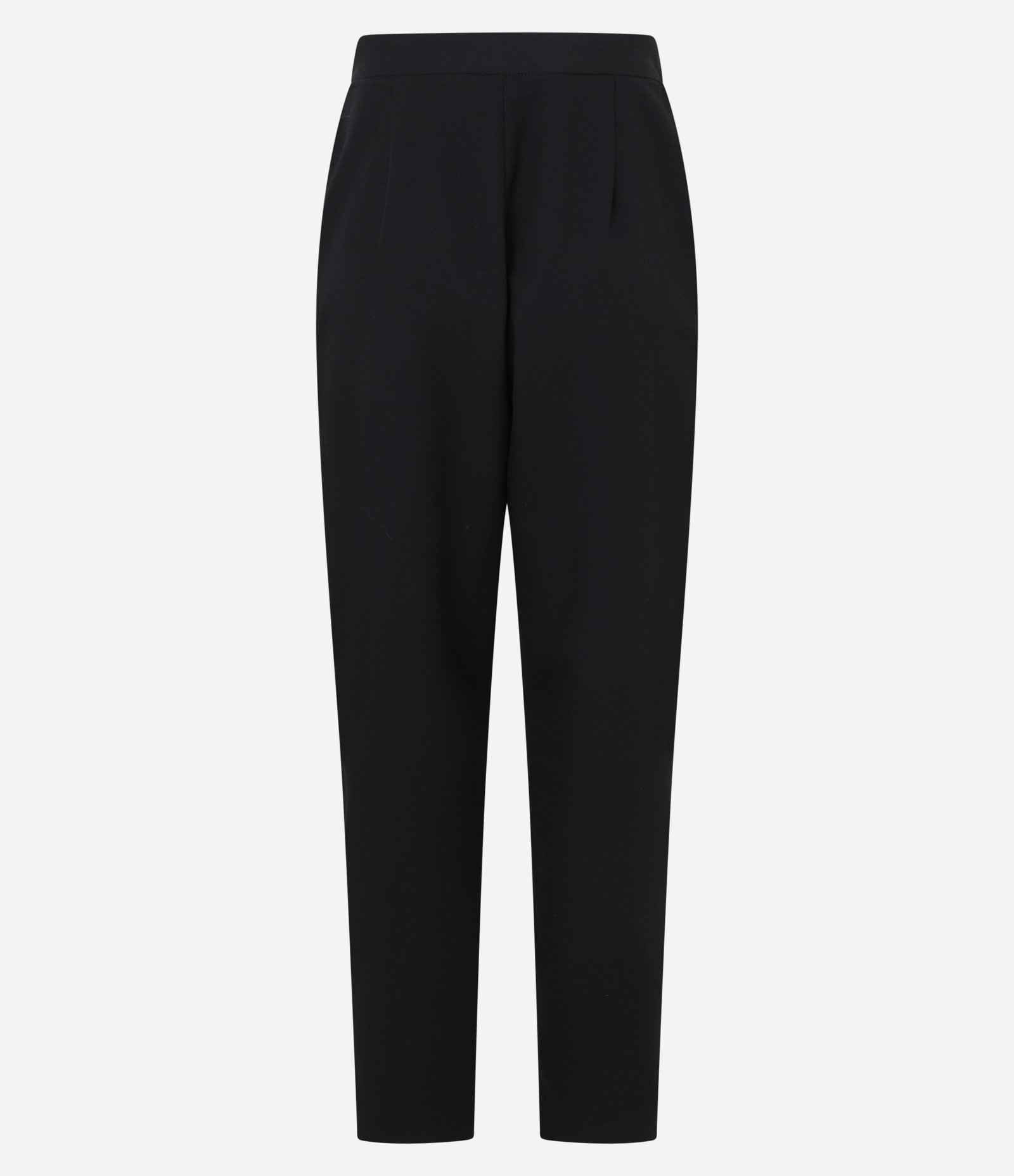 Calça Pantalona Alfaiatada com Botão Forrado Preto 6