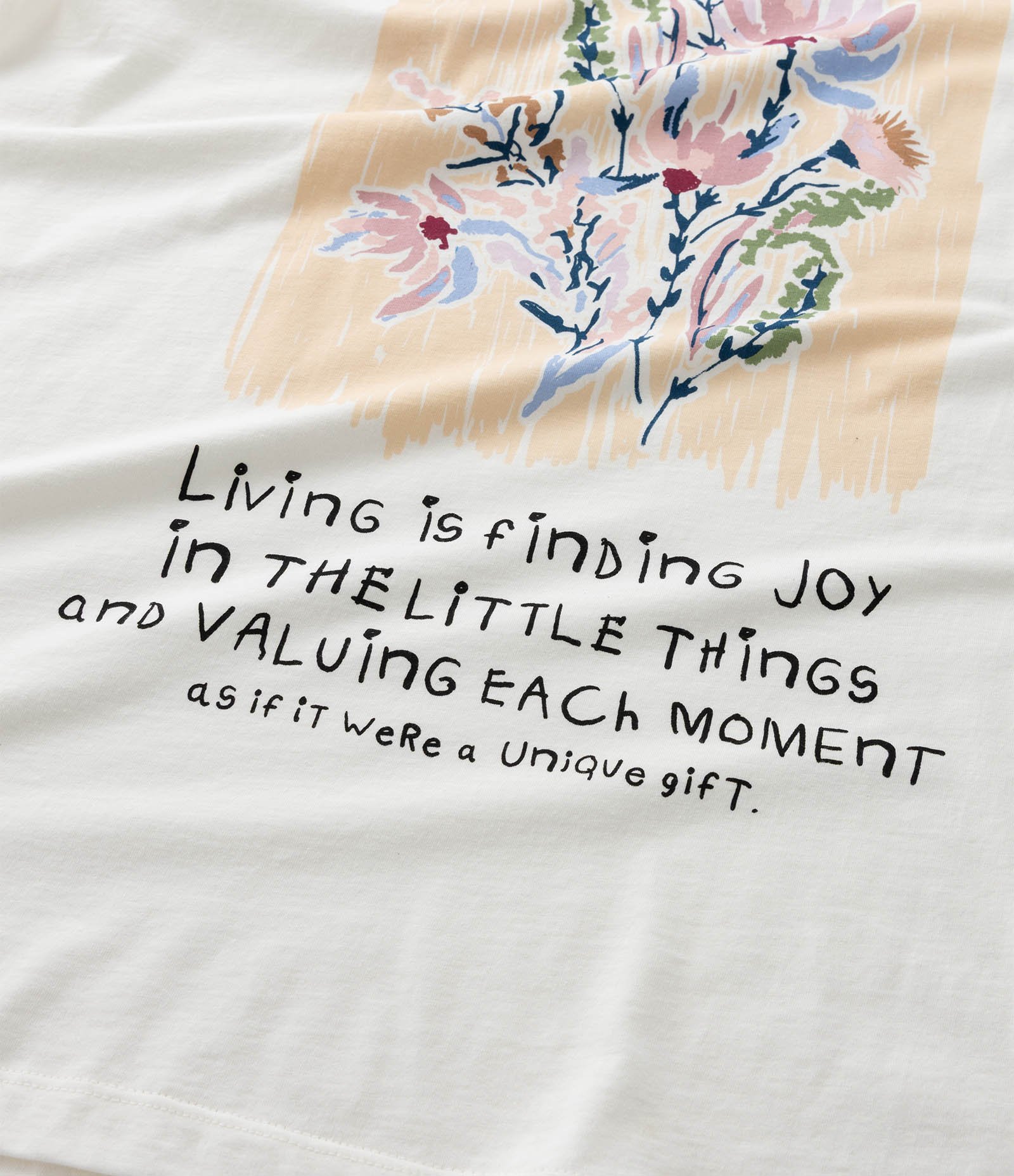 Camiseta Alongada com Estampa Flowers Bloom Curve & Plus Size Branco 8