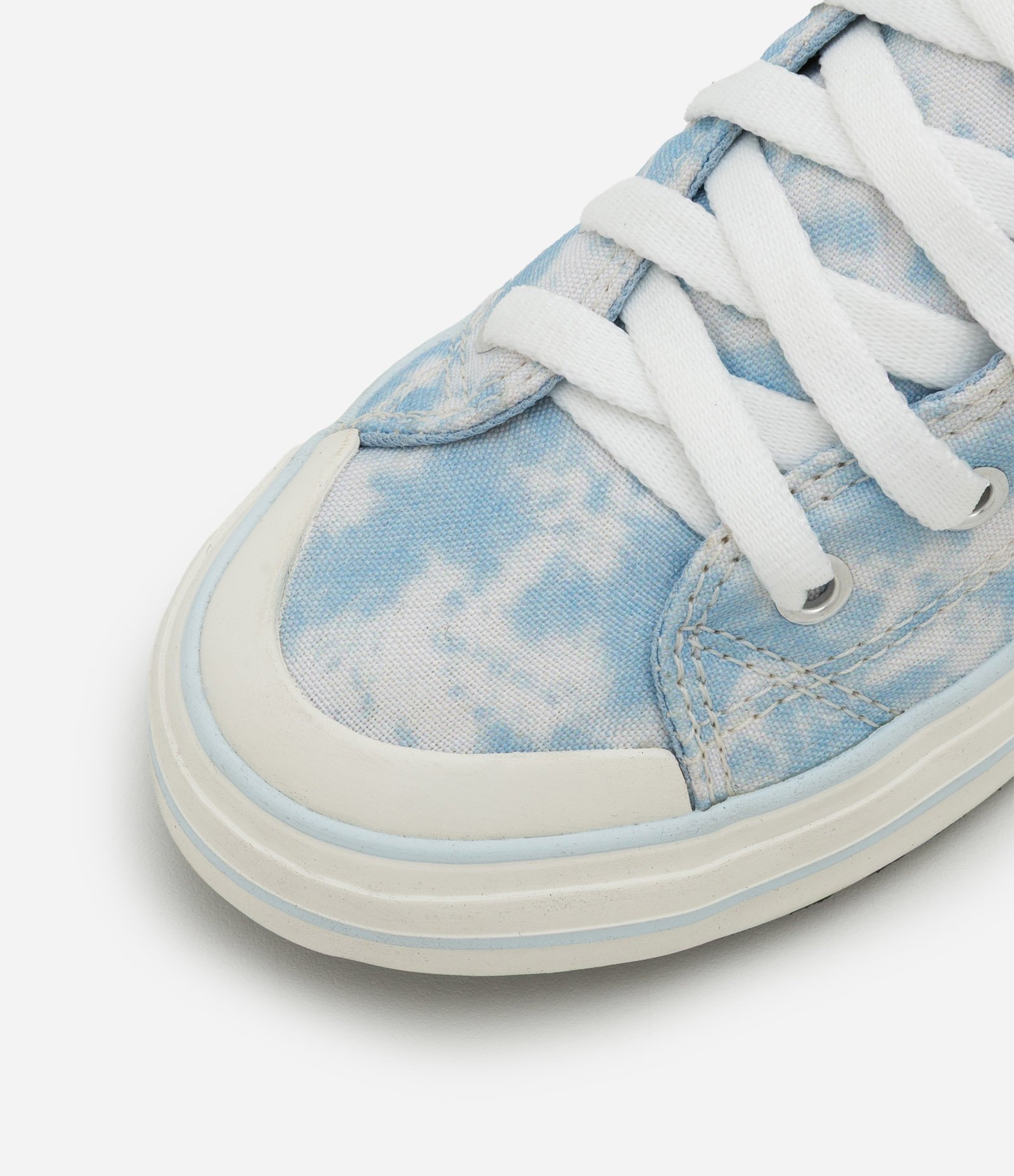 Tênis Abotinado Infantil com Estampa Tie Dye e Patch Stitch - Tam 28 ao 34 Azul 3