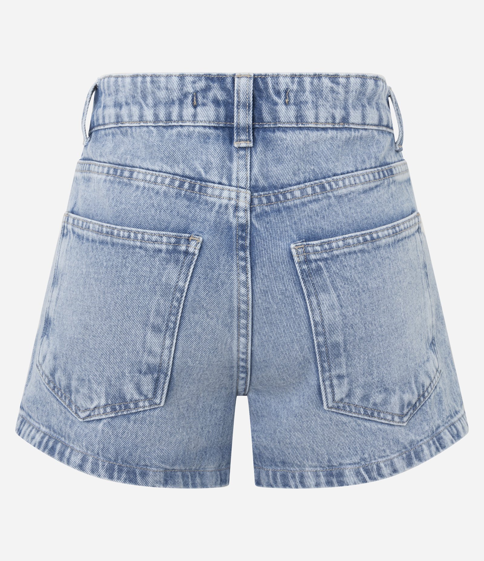 Short Cintura Média em Jeans com Pingente Peixe Azul 7