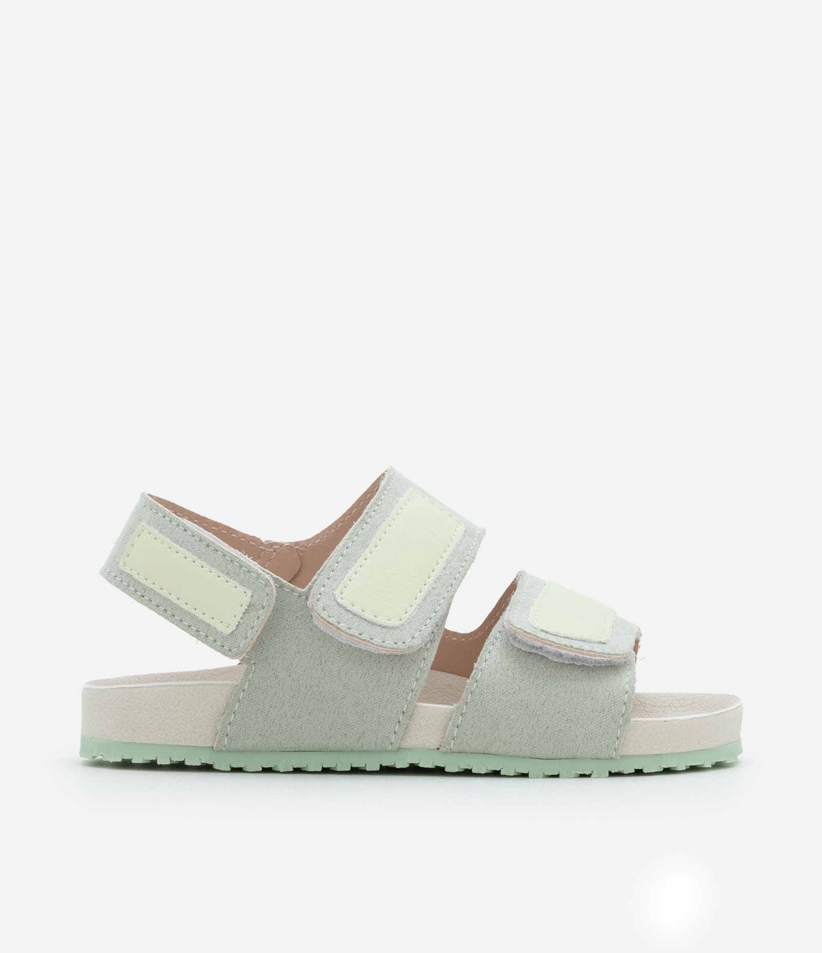 Sandália Infantil com Tiras de Velcro - Tam 20 ao 27 Verde 6