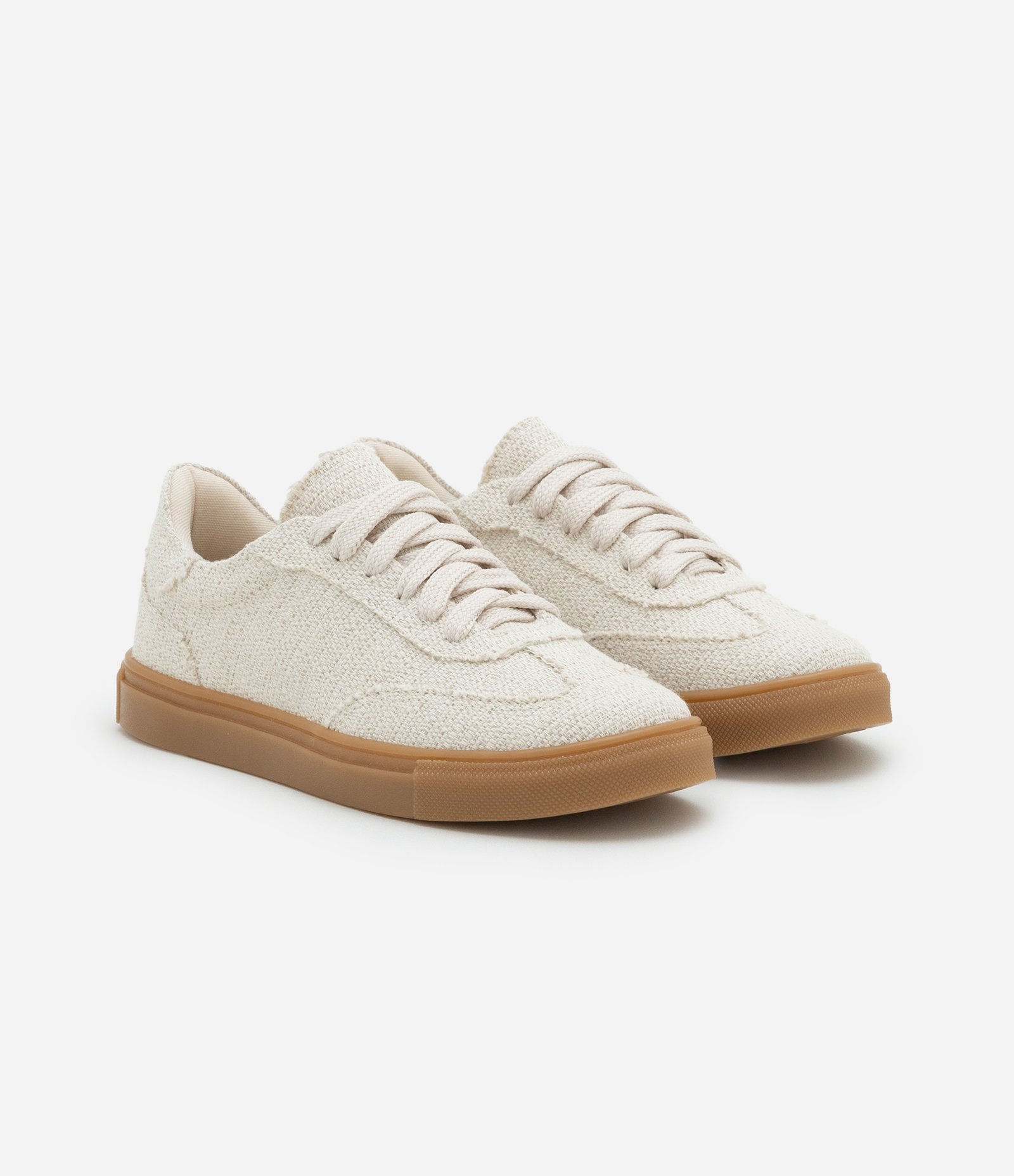 Tênis Infantil Casual em Tweed - Tam 28 ao 34 Off White 1