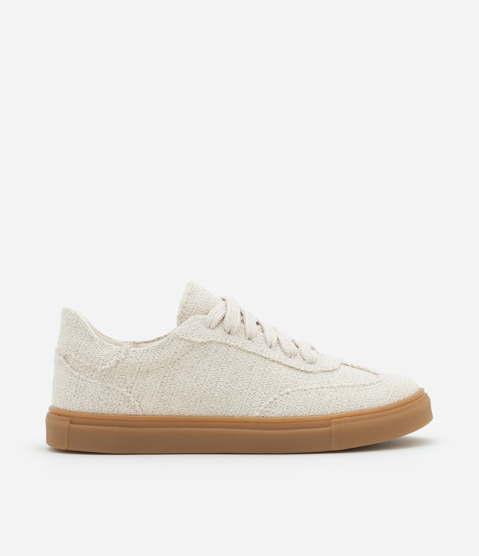 Tênis Infantil Casual em Tweed - Tam 28 ao 34 Off White 5