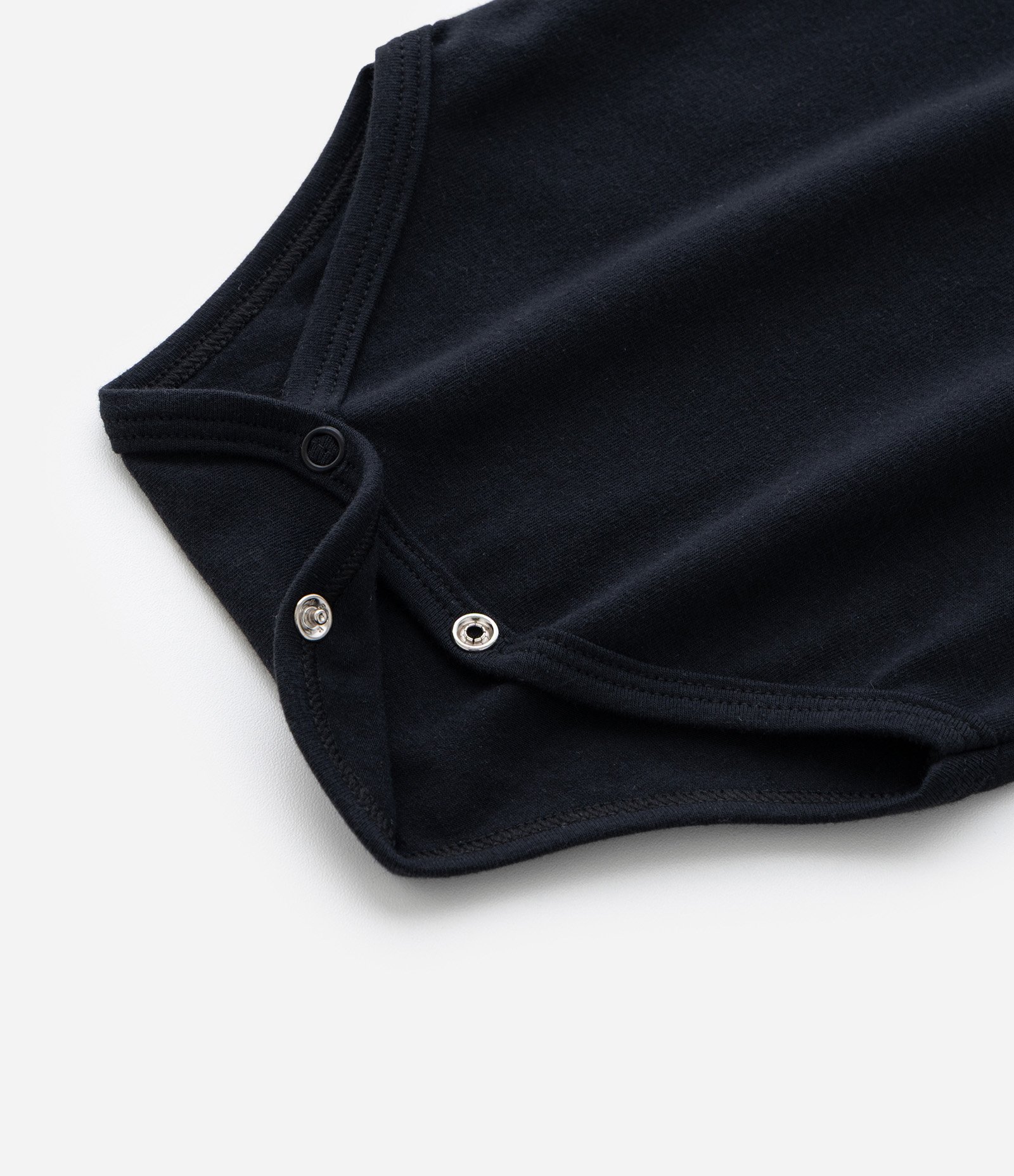 Body Infantil em Cotton Básico - Tam RN a 18 meses Preto 7