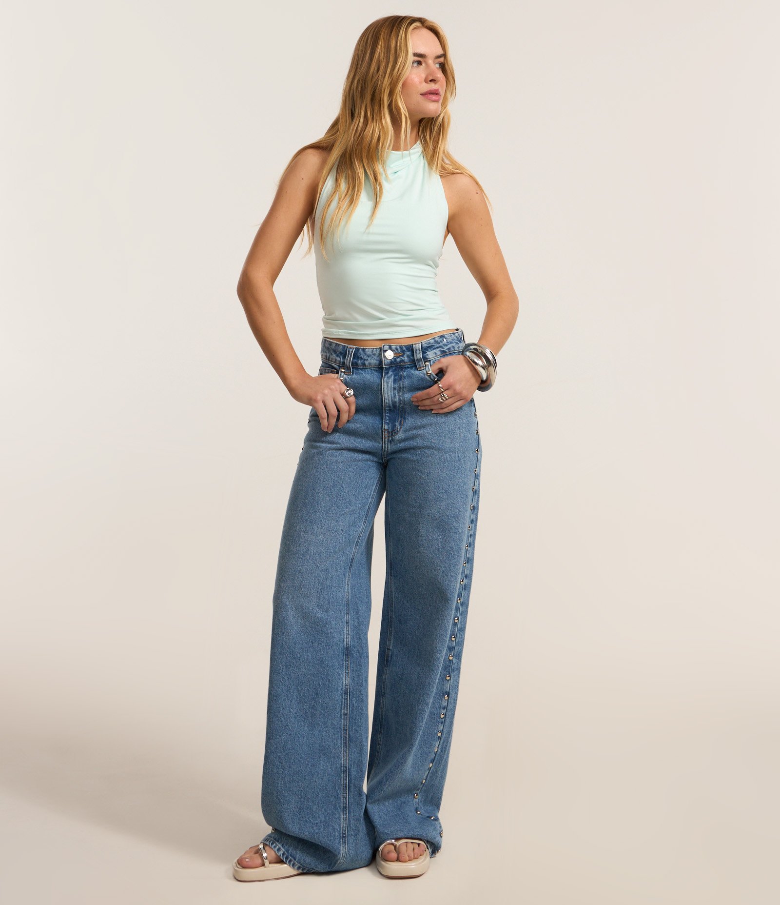 Blusa Frente Única em Microfibra Verde 2