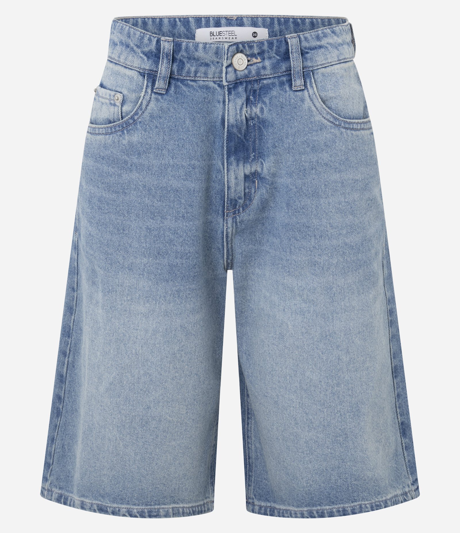 Bermuda Jorts em Jeans com Bolsos Médio 6