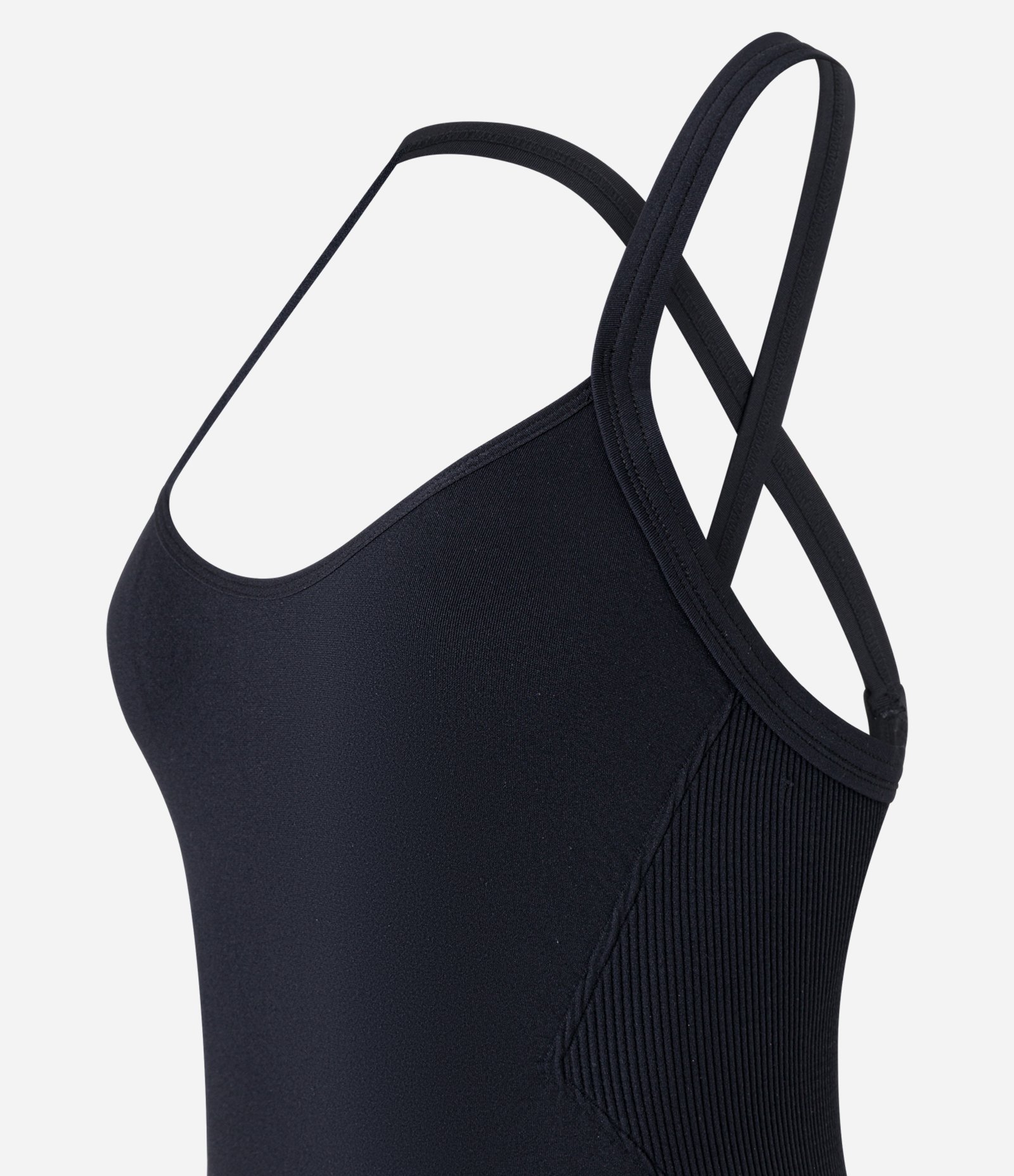 Body Seamless com Recorte Lateral Texturizado Preto 5