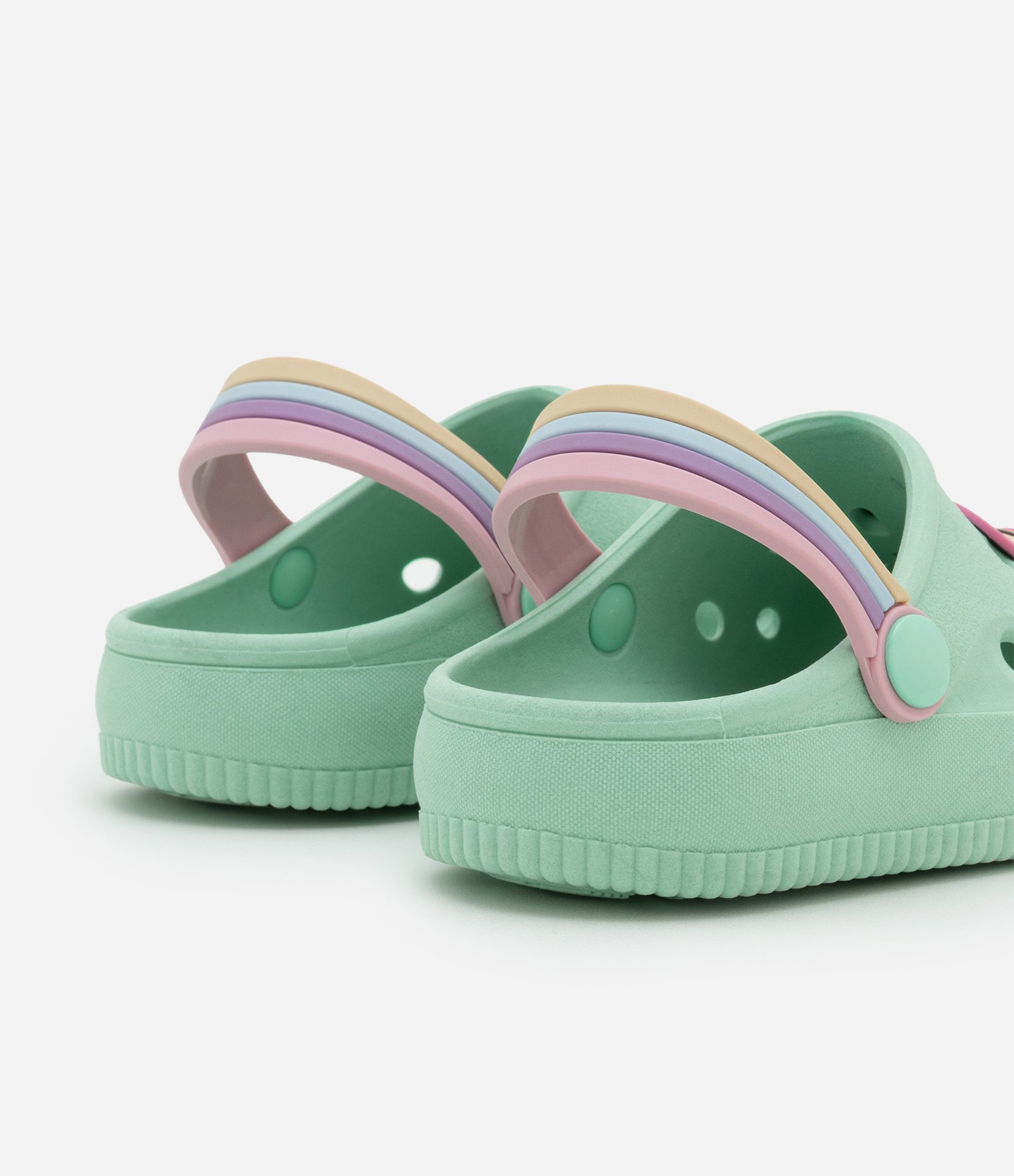 Sandália Babuche Infantil com Patch da Minnie e Margarida - Tam 24 a 33 Verde 2