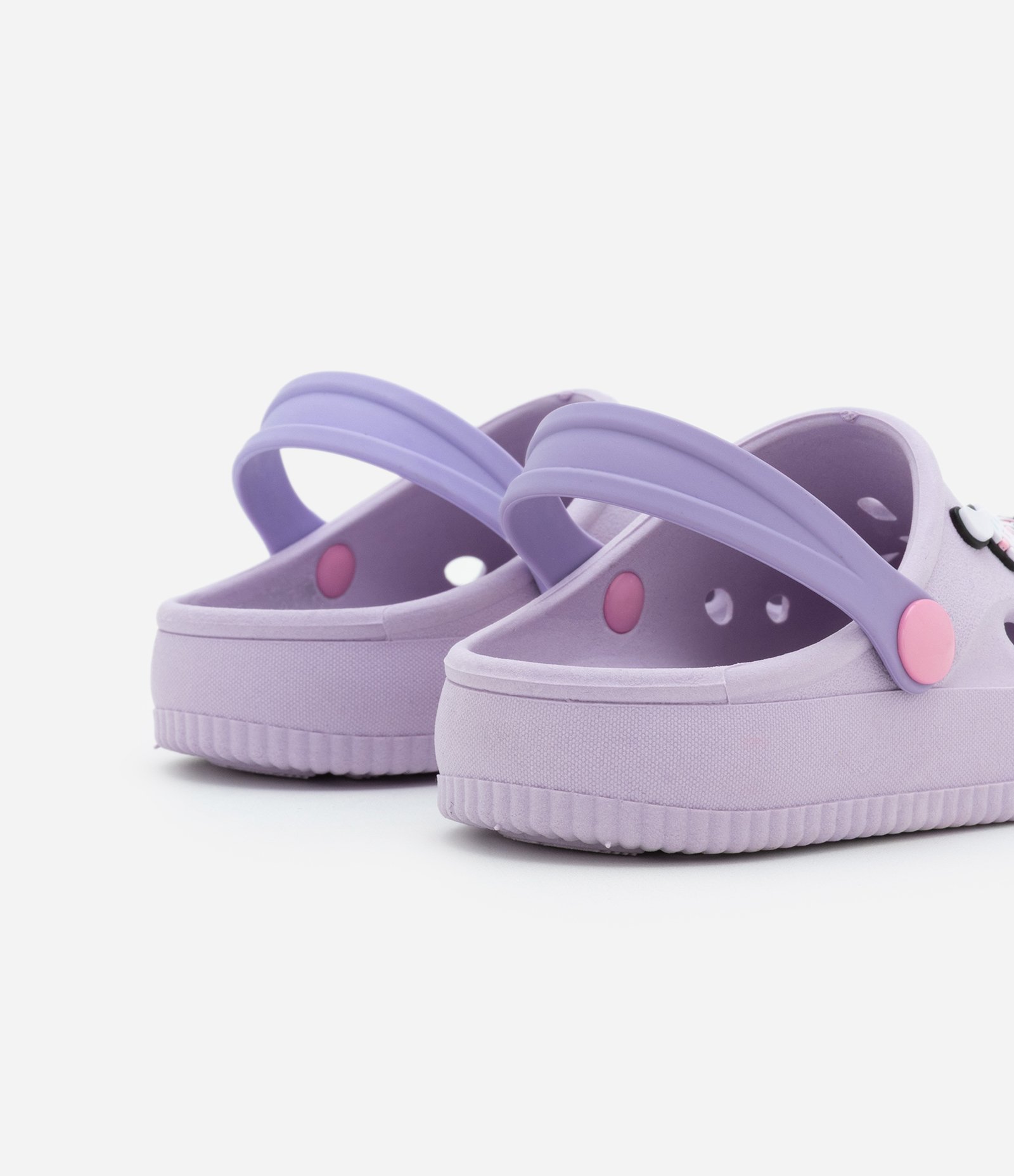 Sandália Babuche Infantil com Patch Hello Kitty e Amigos - Tam 28 a 35 Lilás 2