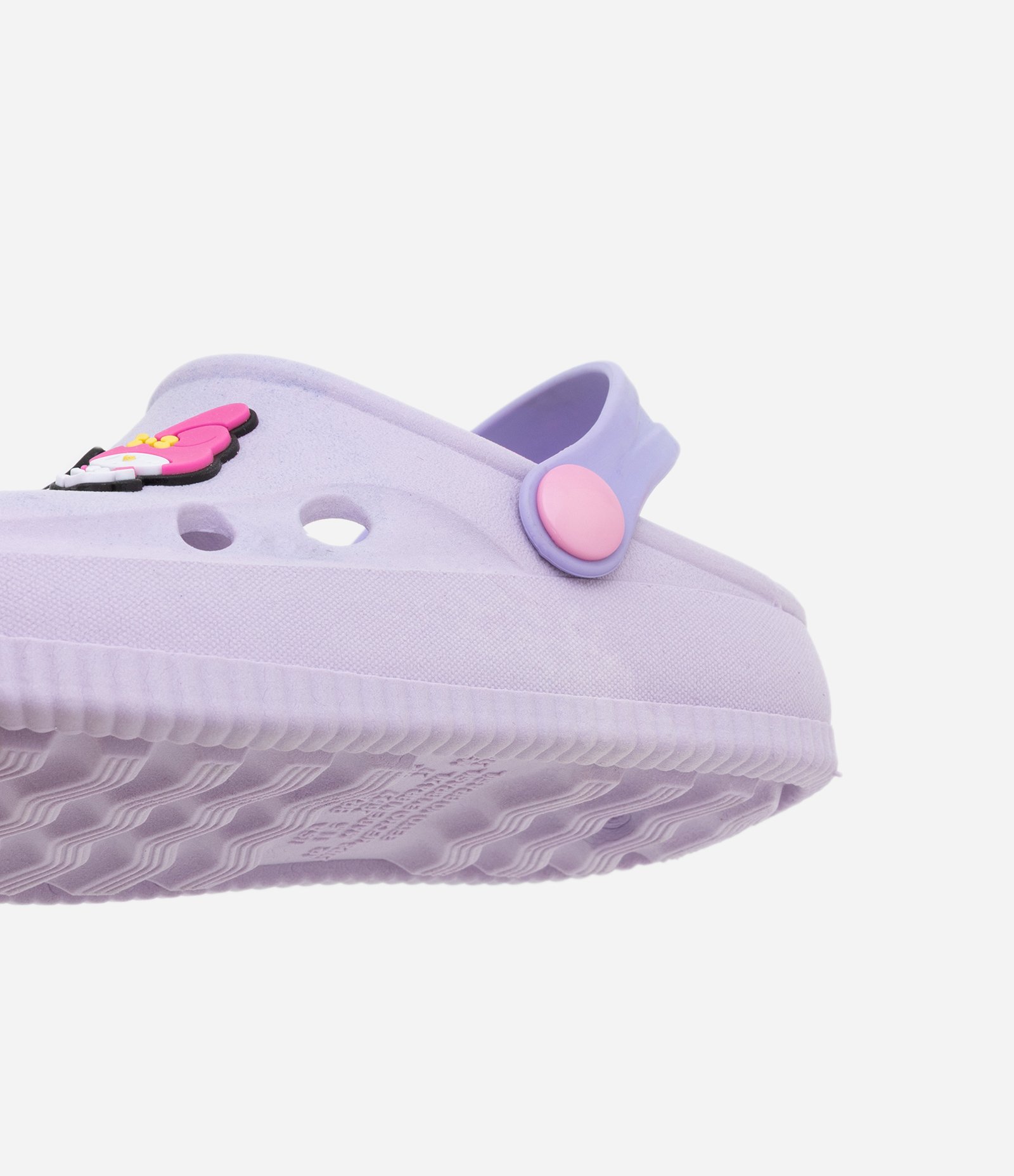 Sandália Babuche Infantil com Patch Hello Kitty e Amigos - Tam 28 a 35 Lilás 3