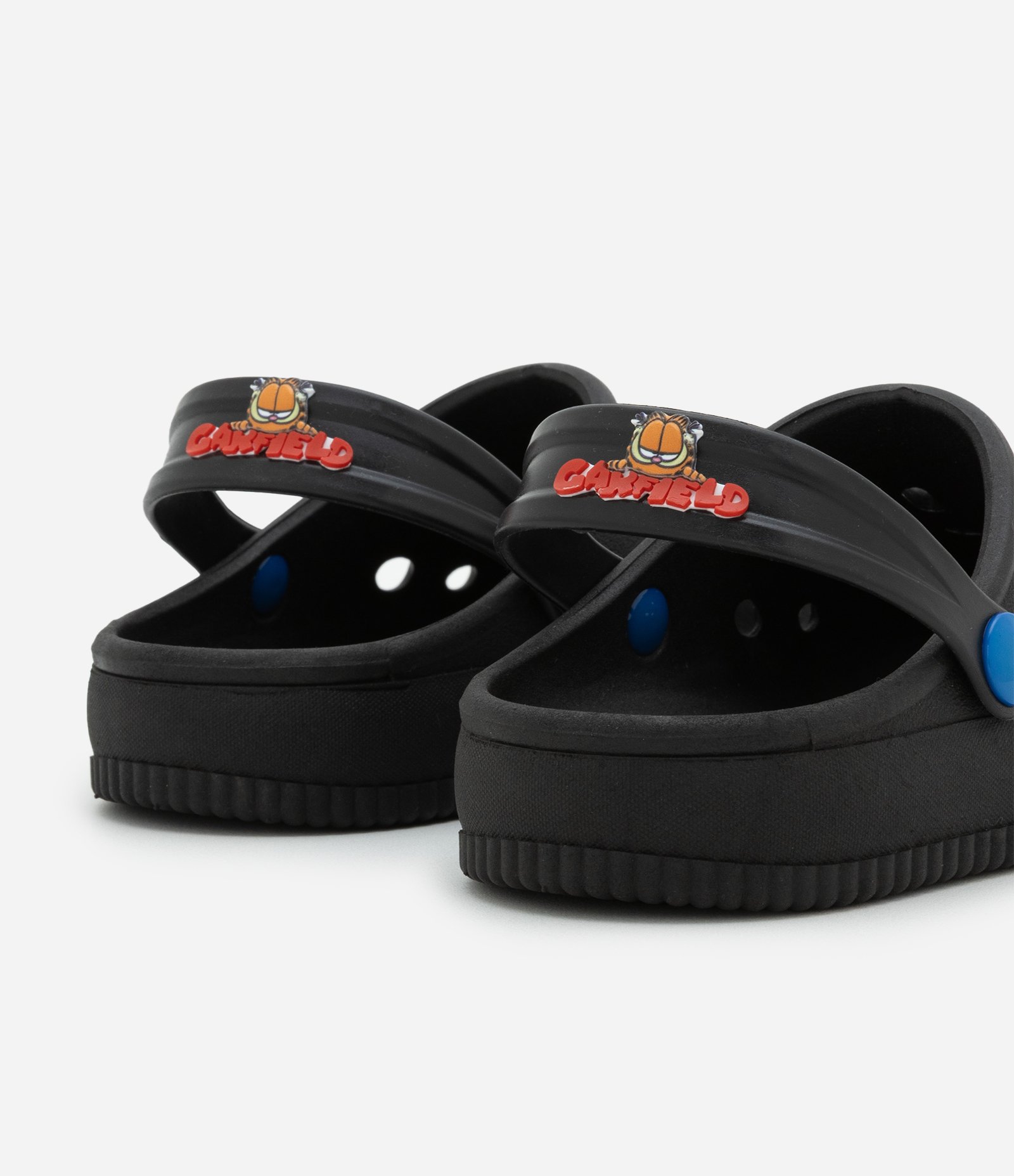 Sandália Babuche Infantil com Patch Garfield - Tam 27 ao 34 Preto 2