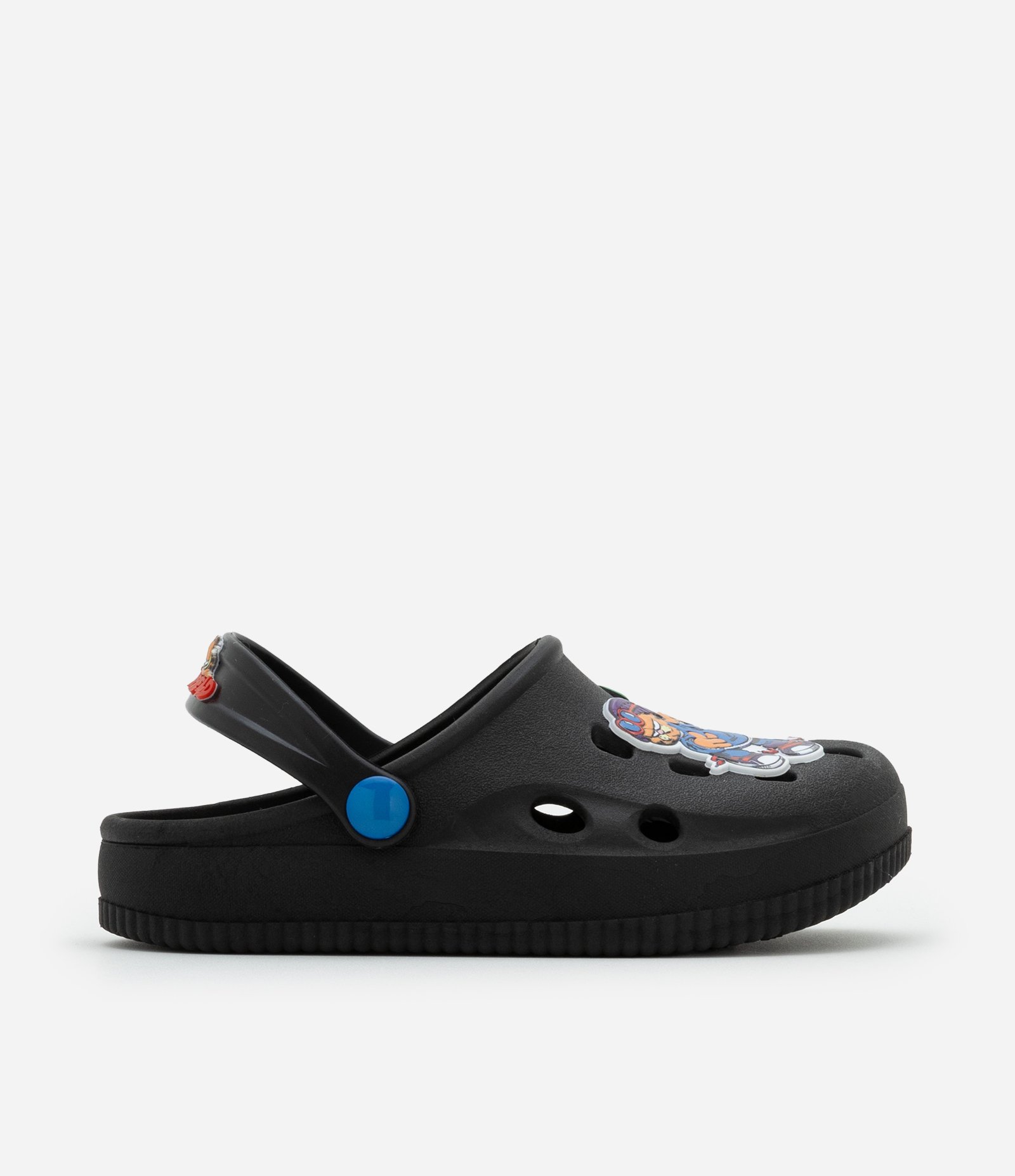 Sandália Babuche Infantil com Patch Garfield - Tam 27 ao 34 Preto 5