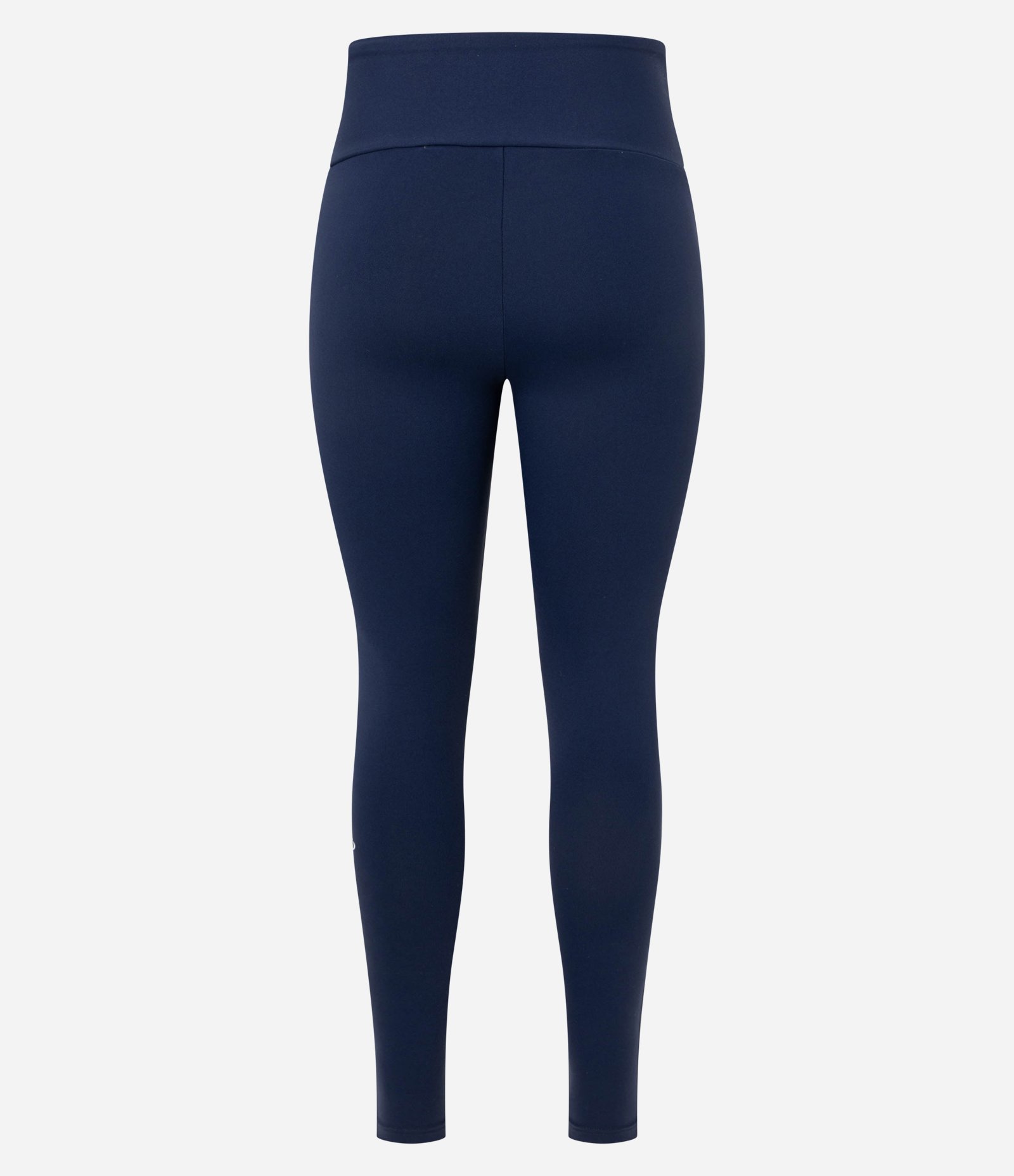Calça Legging Esportiva em Microfibra com Friso Lateral Contrastante Azul Marinho 7