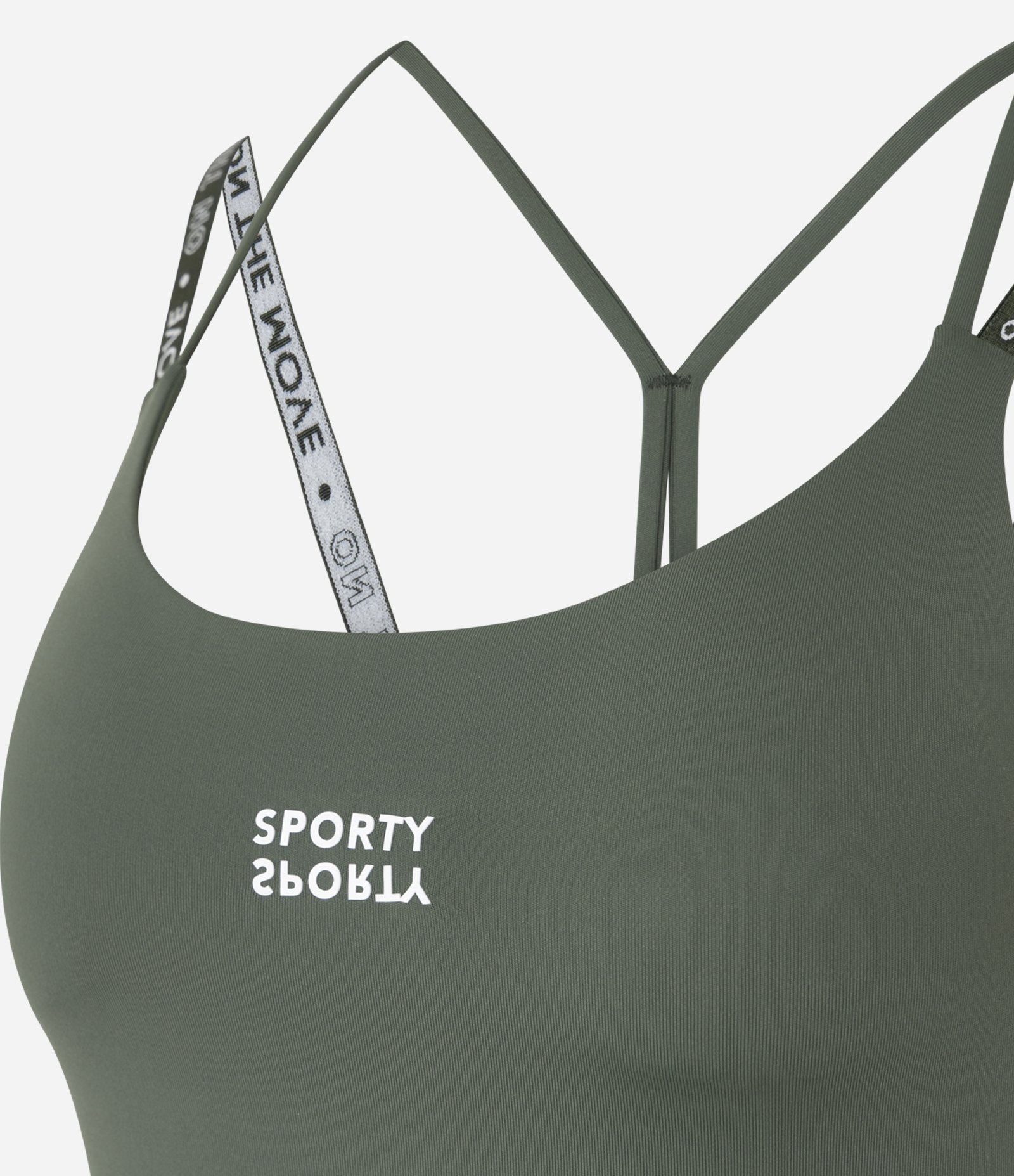 Top Esportivo com Bojo e Alças com Lettering Verde 6