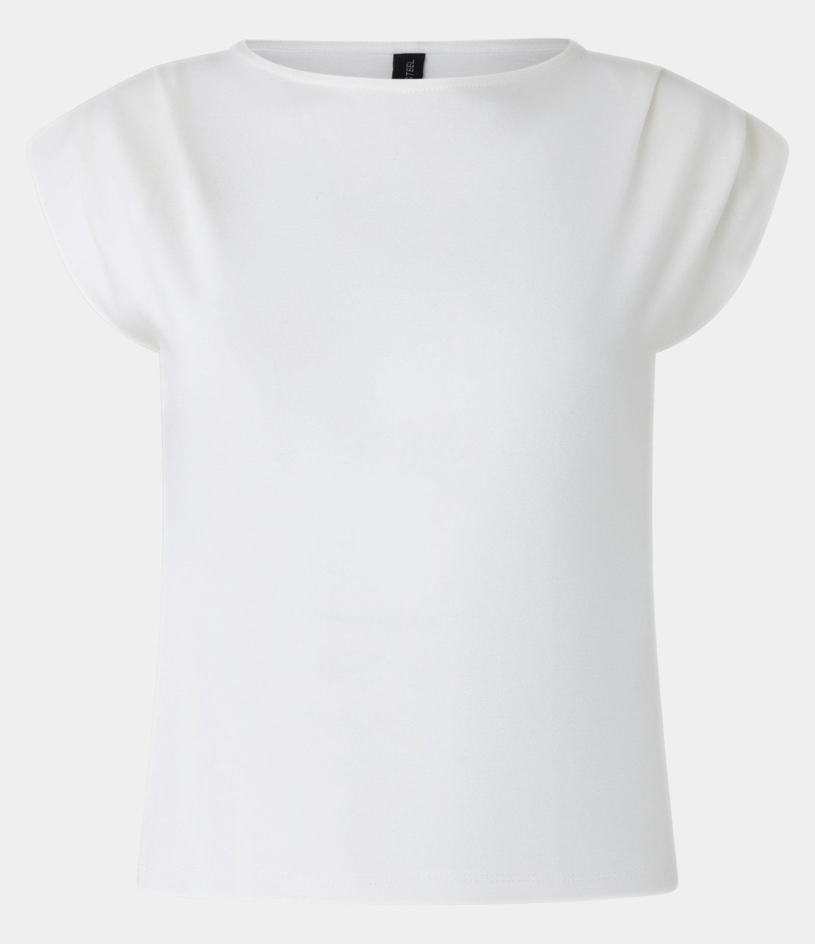 Blusa em Viscose com Pregas nos Ombros Branco 4
